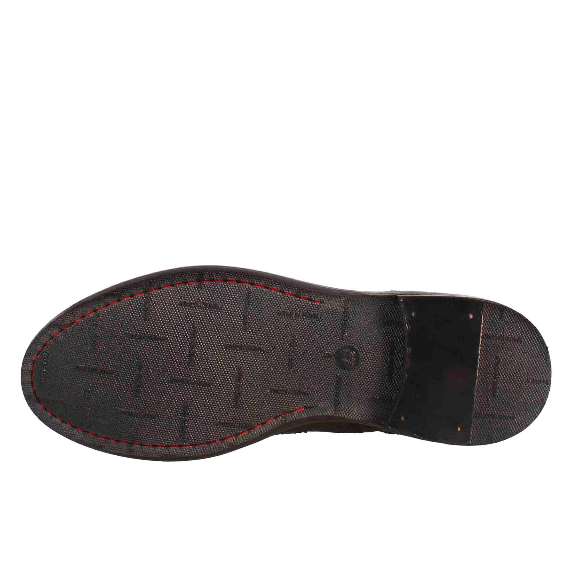 Anfibi candy da uomo in pelle lavata colore bronzato - Image 6