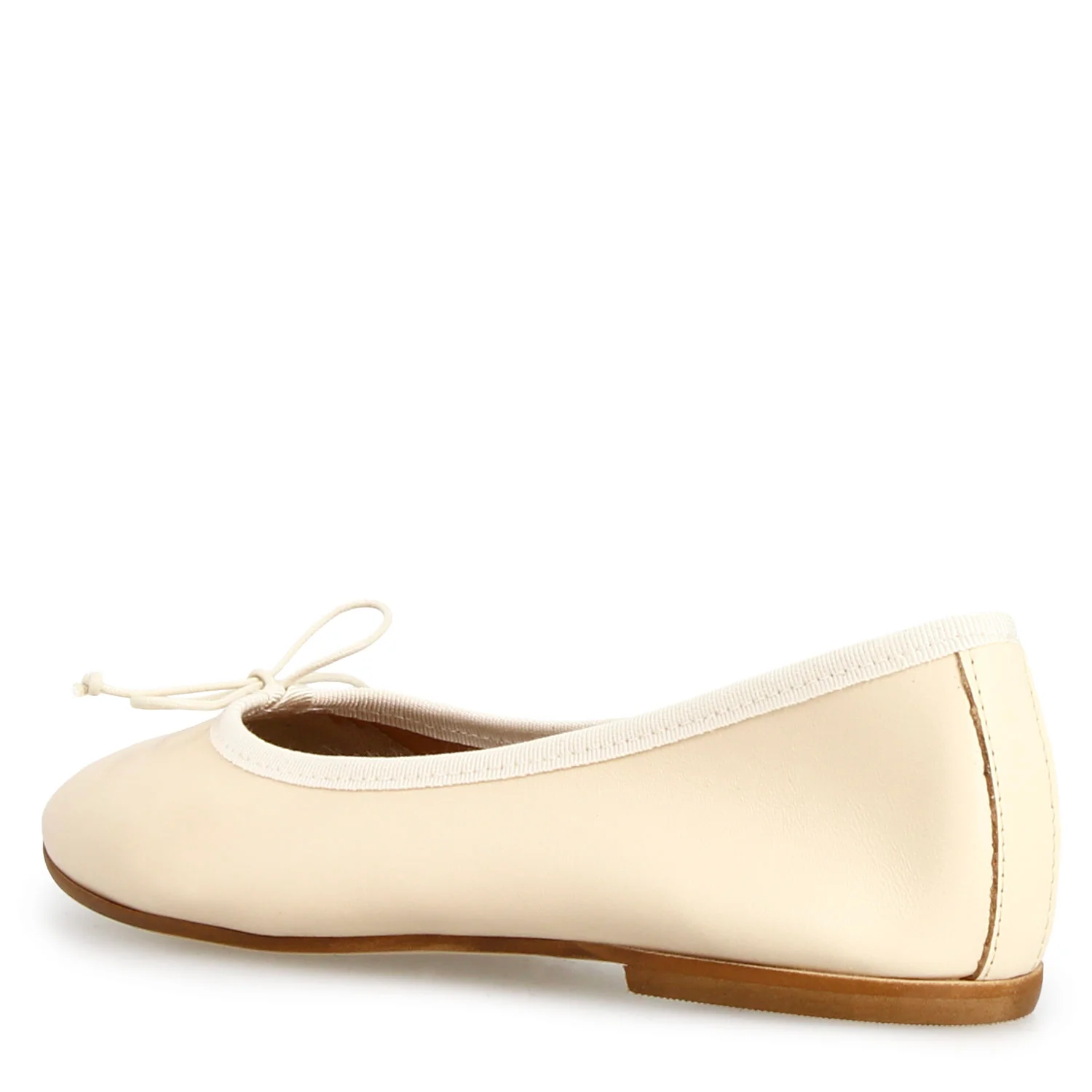 Ballerina da donna Fiocco in pelle beige - Image 4