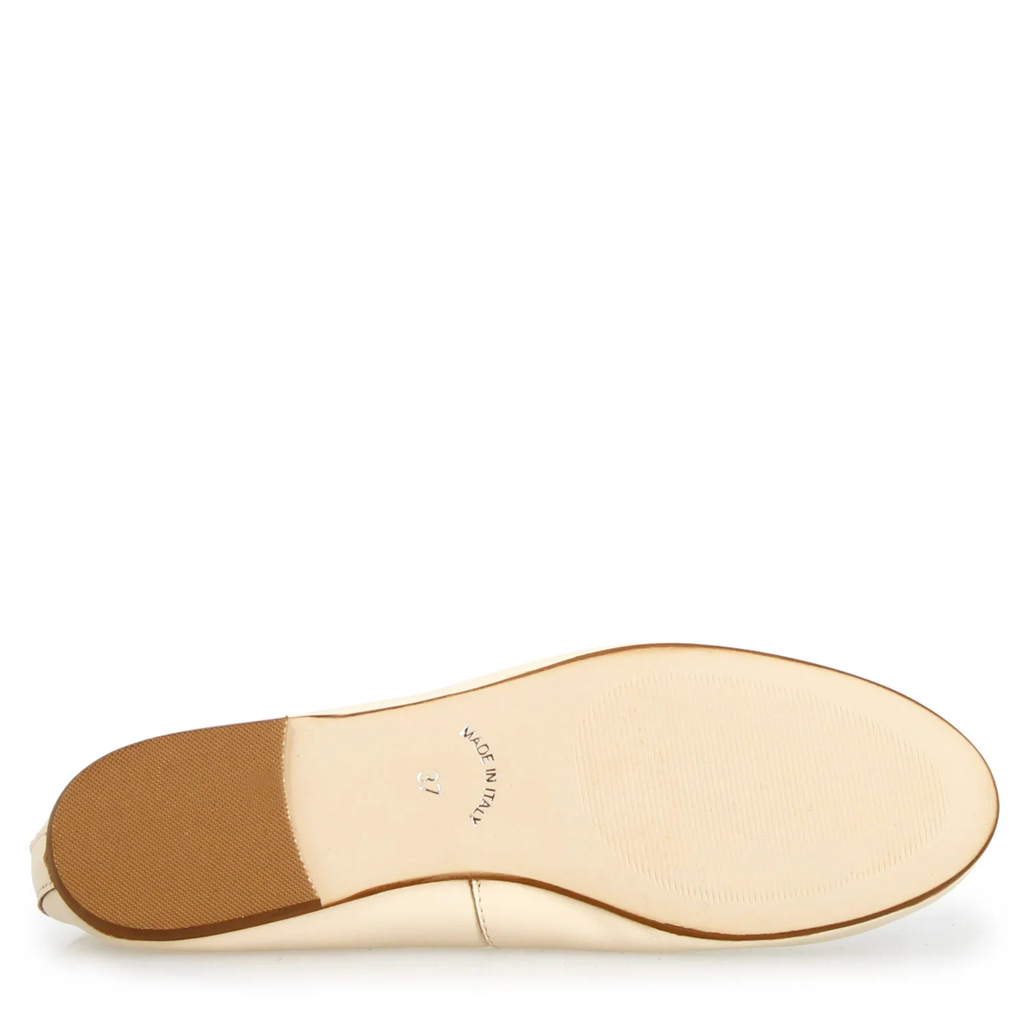 Ballerina da donna Fiocco in pelle beige - Image 5