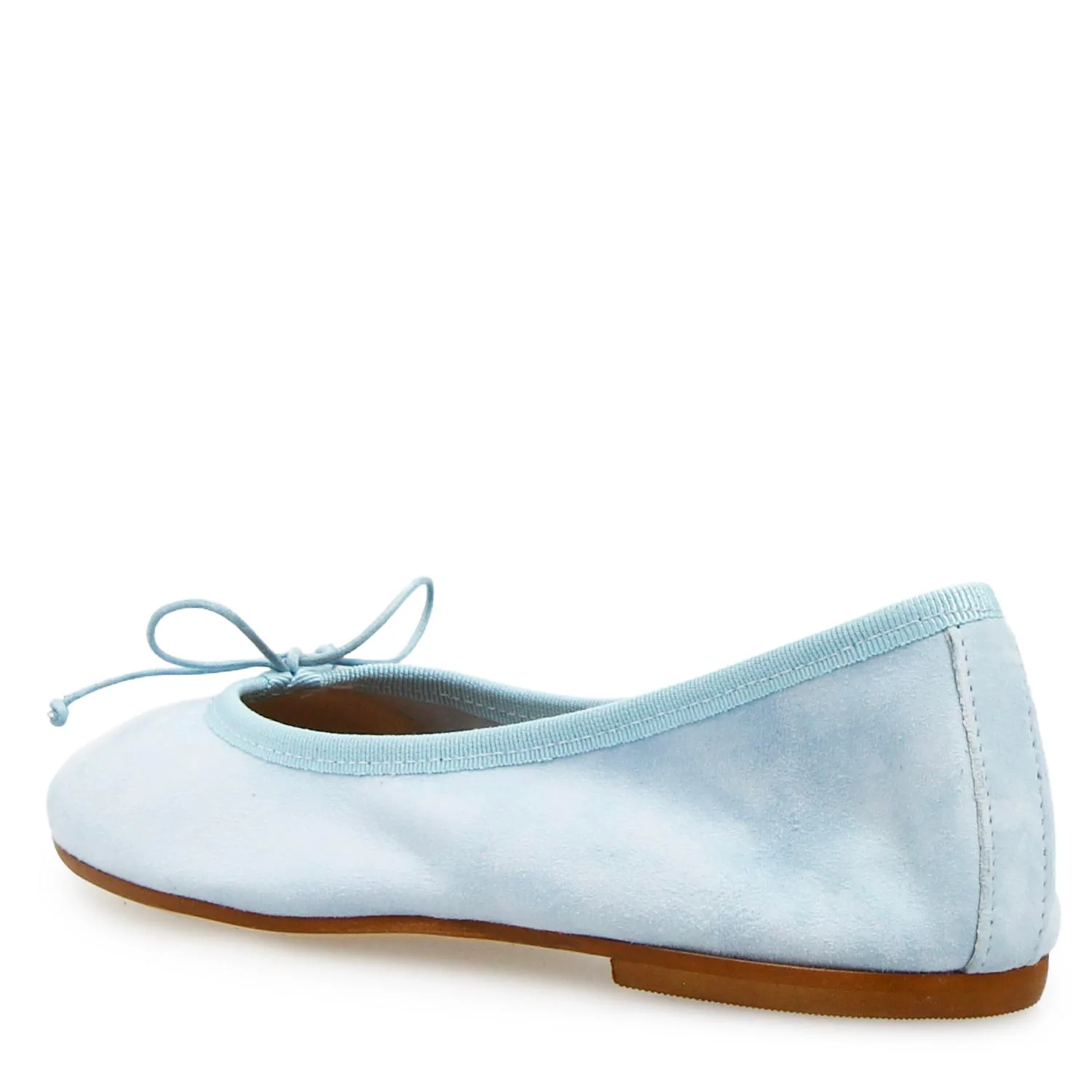 Ballerine da donna Fiocco in camoscio celeste - Image 6
