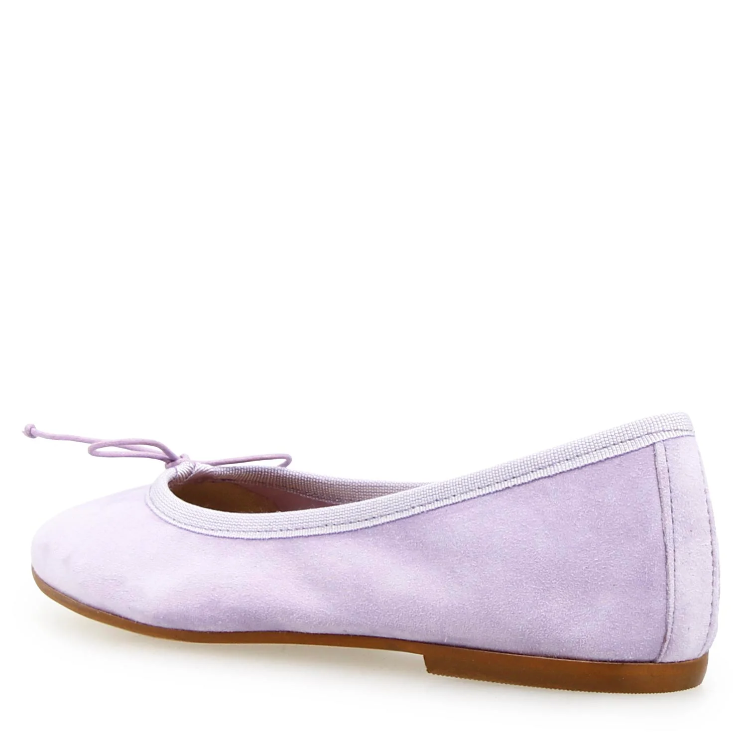 Ballerine da donna Fiocco in camoscio lilla - Image 4