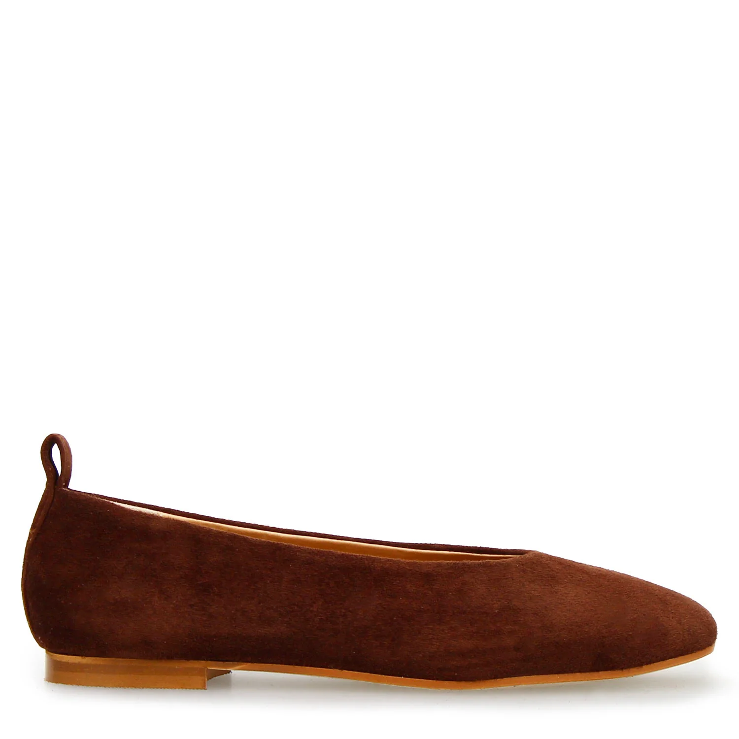 Ballerine da donna Venere in camoscio marrone - Image 3