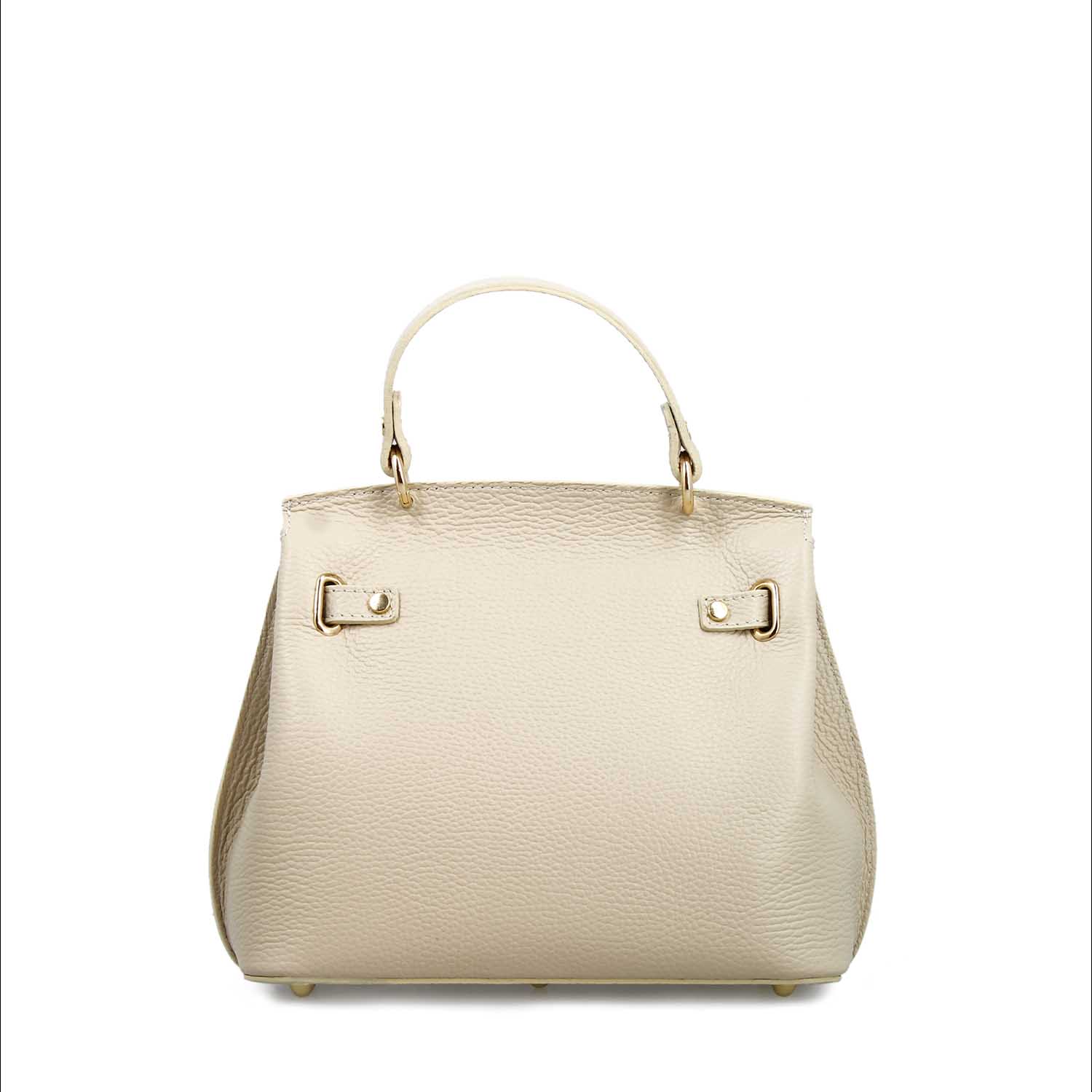 Borsa a mano e tracolla Ninfea da donna in pelle bianca - Image 3