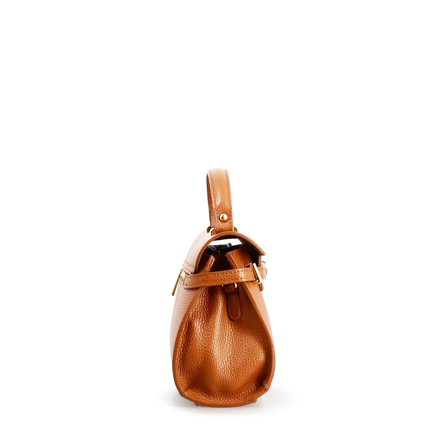Borsa a mano Emily da donna in pelle marrone - Image 2