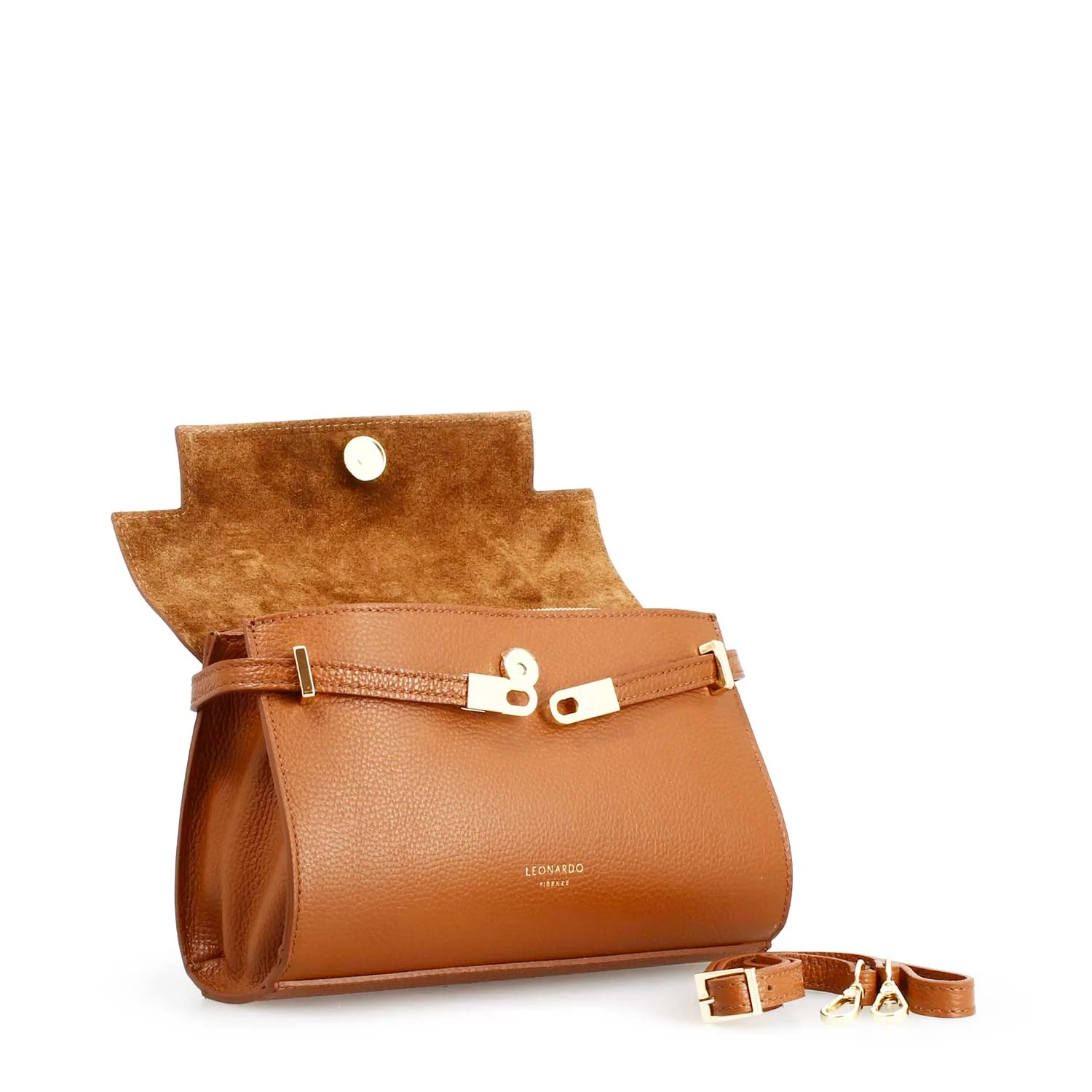 Borsa a mano Emily da donna in pelle marrone - Image 3
