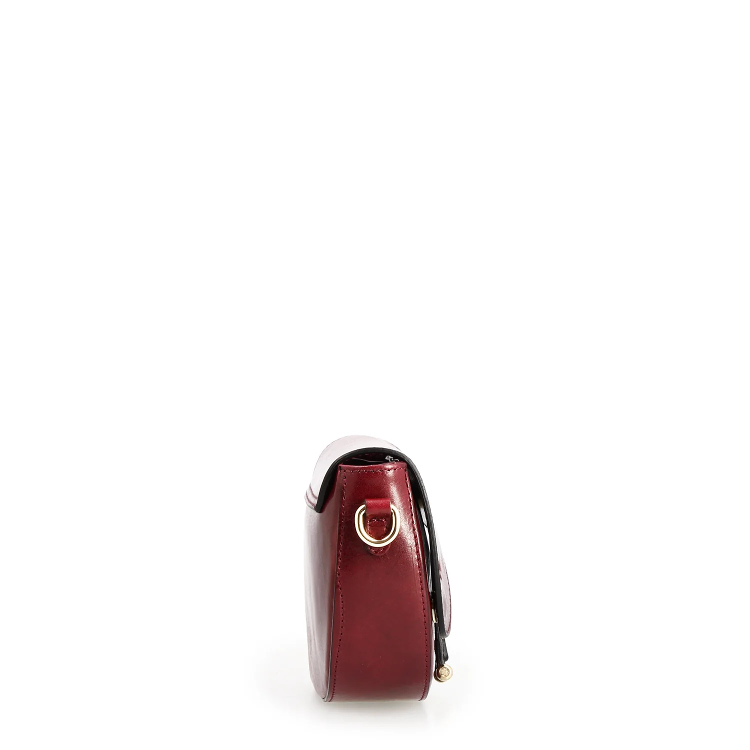 Borsa a tracolla Lena da donna in pelle bordeaux - Image 3