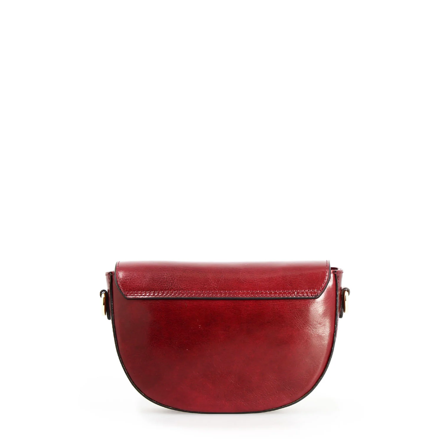 Borsa a tracolla Lena da donna in pelle bordeaux - Image 4