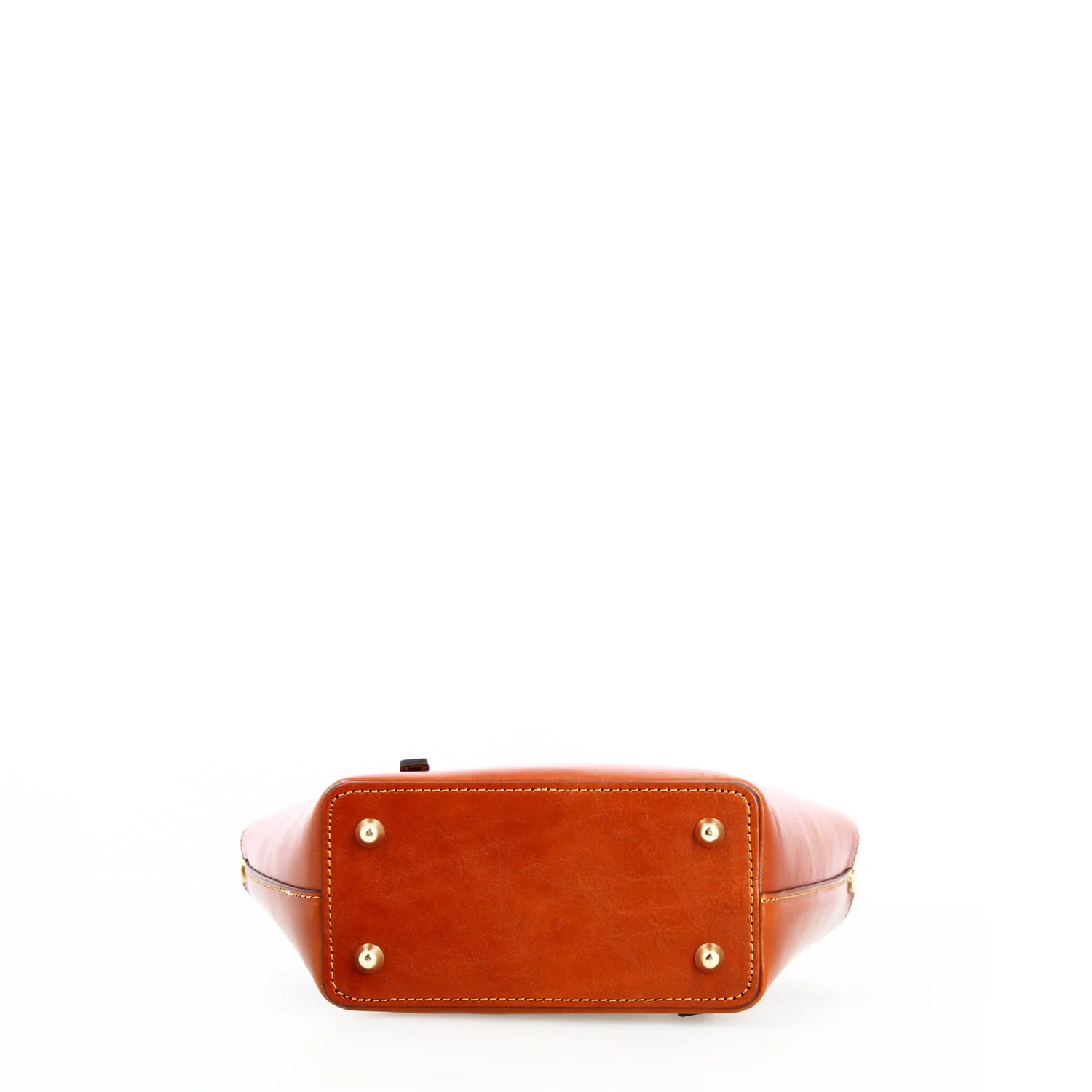 Borsa a mano Lisa da donna in pelle arancione - Image 5