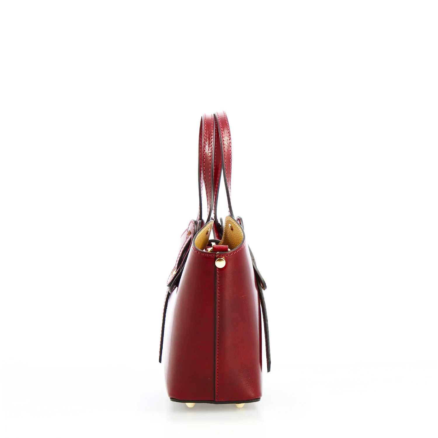 Borsa a mano Lisa da donna in pelle bordeaux - Image 2