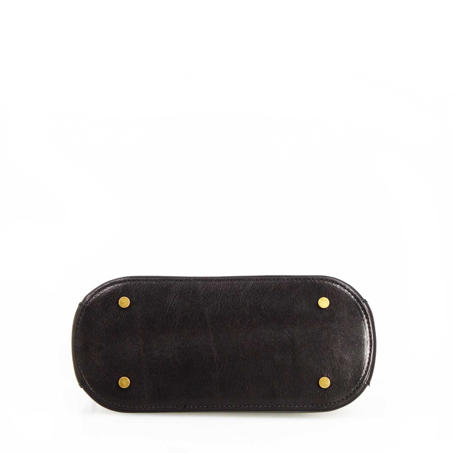 Borsa a mano Zaira da donna in pelle nera semi lucida - Image 3