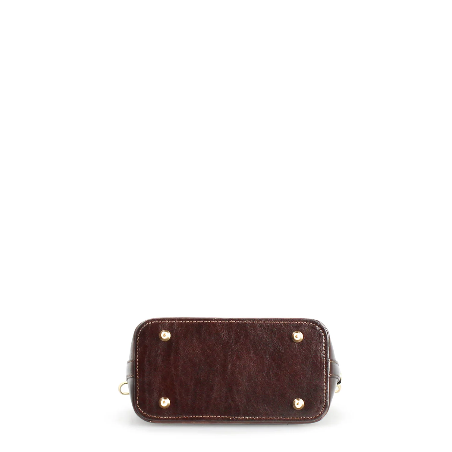 Borsa a spalla Atena da donna in pelle marrone - Image 4