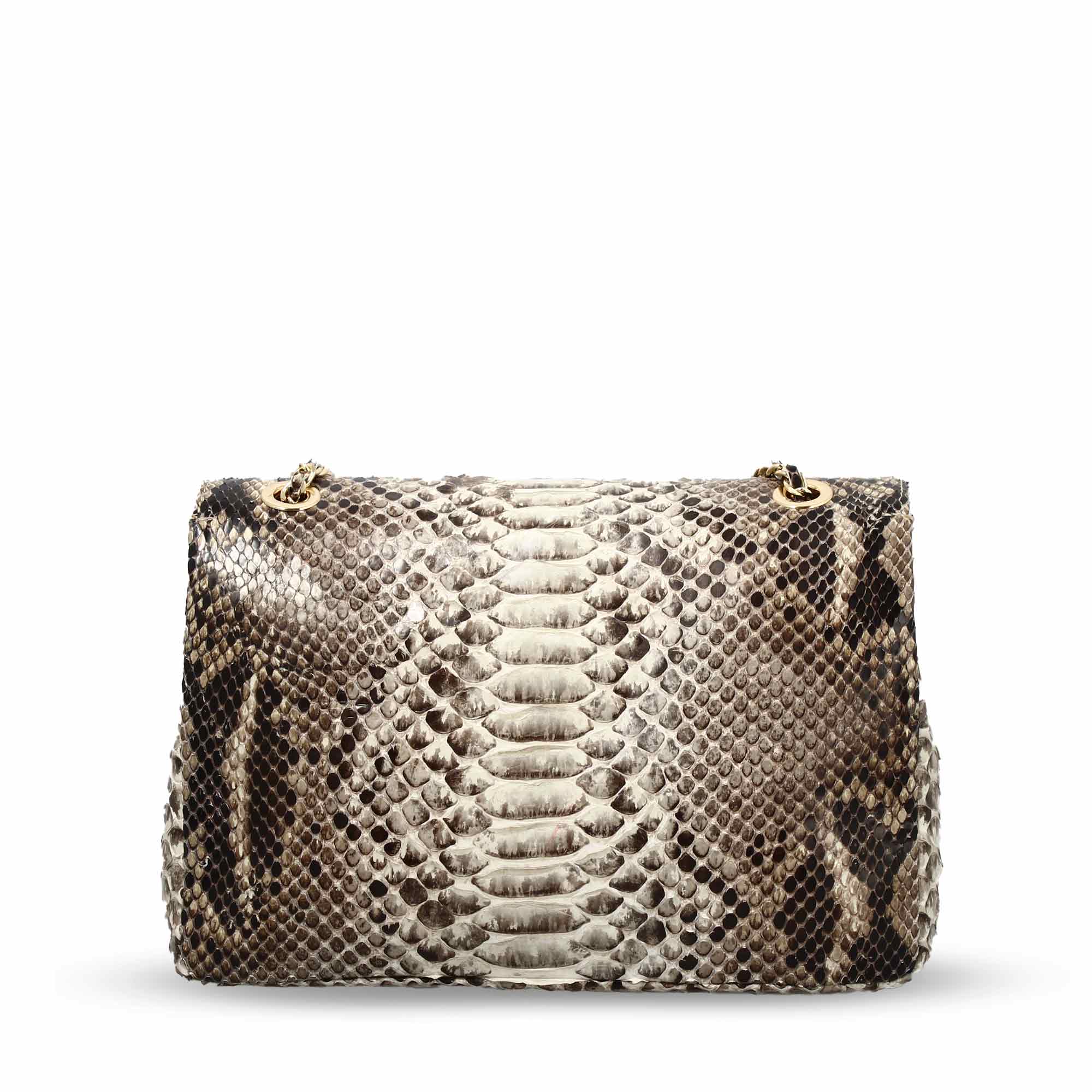 Borsa a spalla da donna in pelle pregiata marrone - Image 3