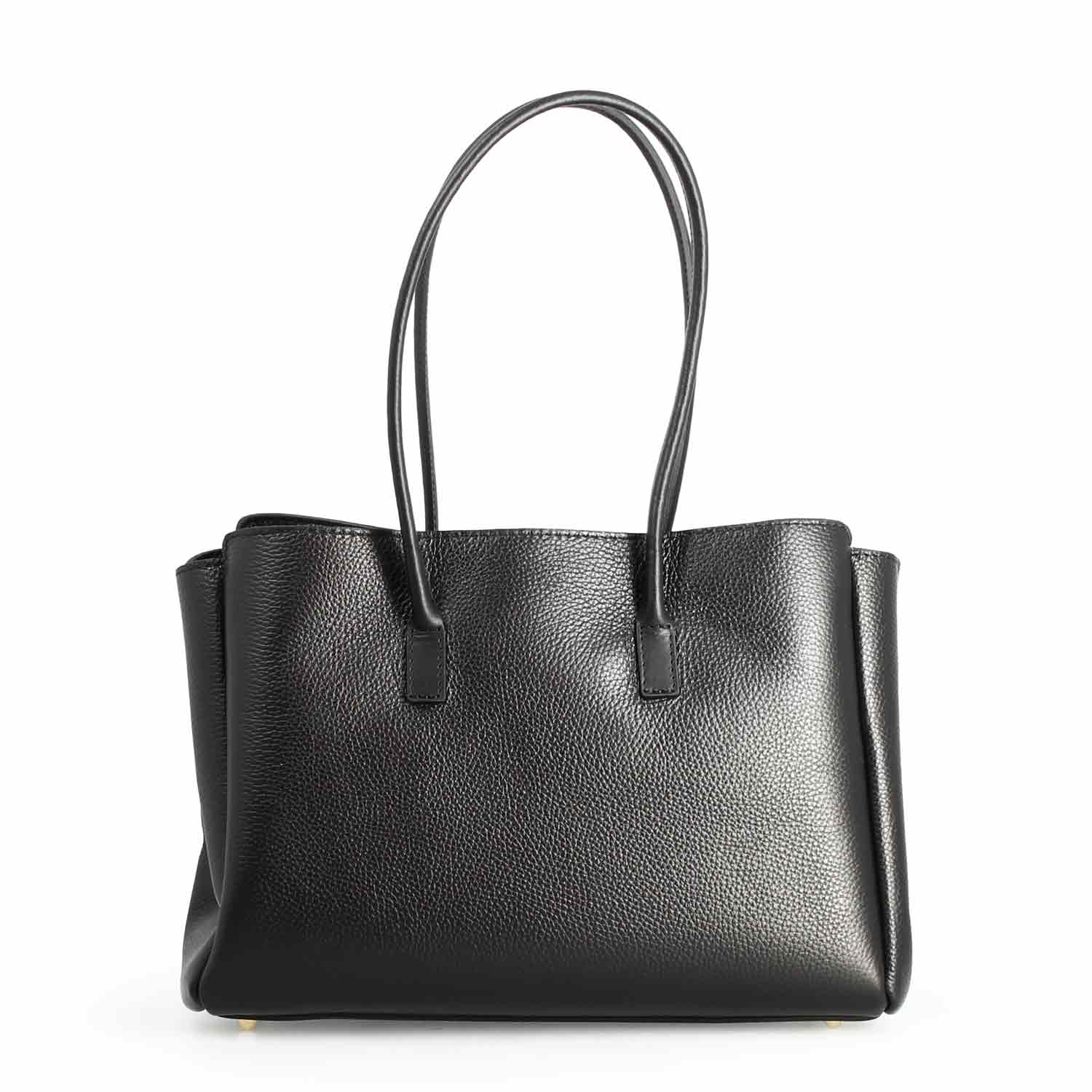 Borsa a spalle da donna in pelle nera Giulia - Image 5