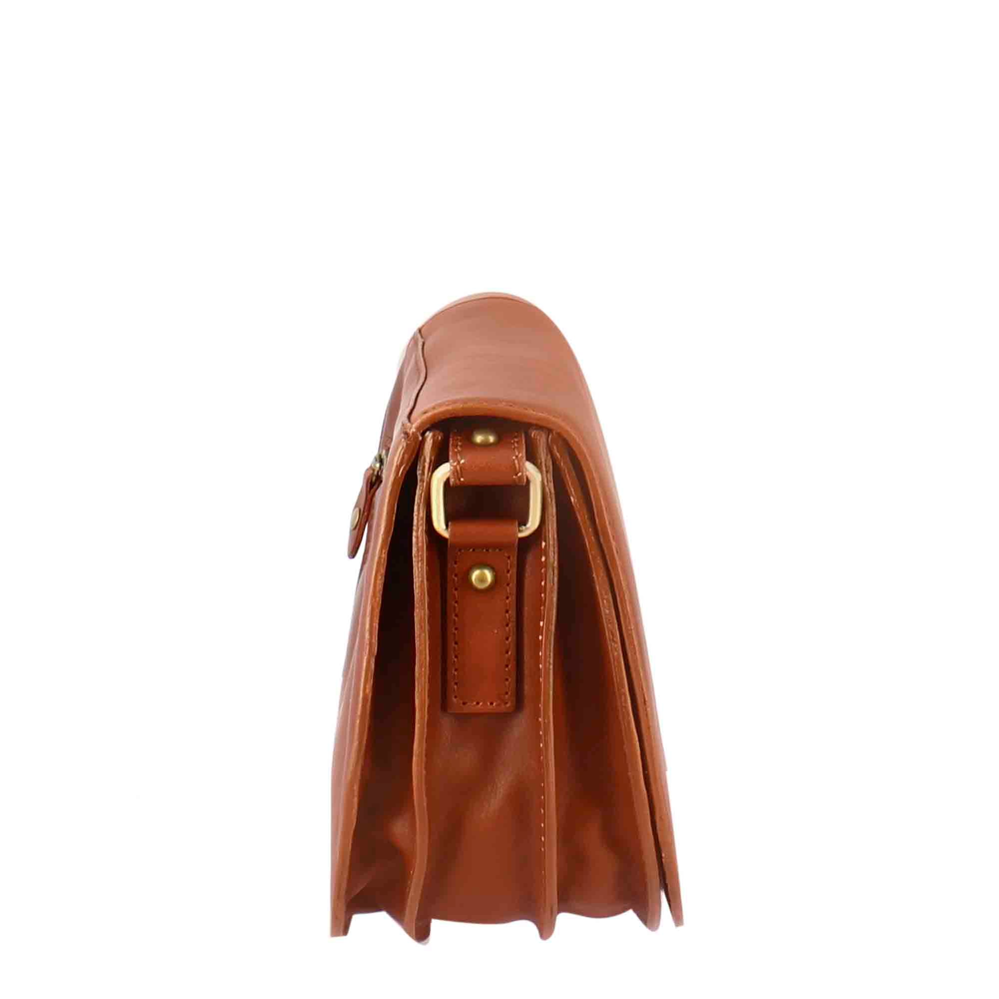 Borsa Essential da donna in pelle liscia colore marrone - Image 4