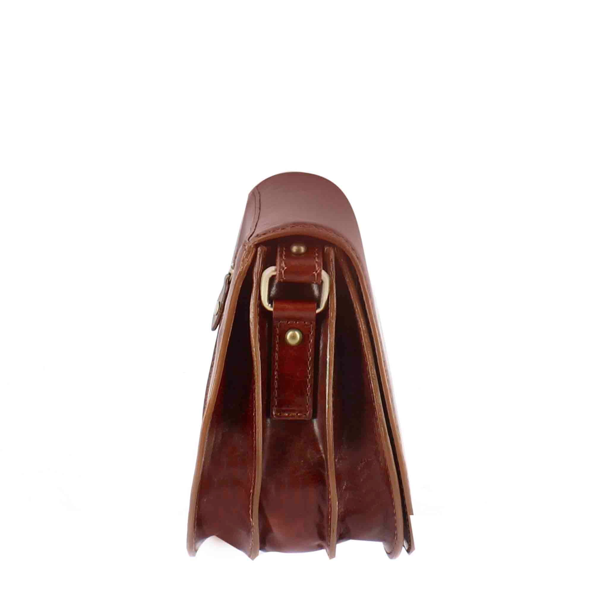 Borsa Essential da donna in pelle liscia colore marrone scuro - Image 3