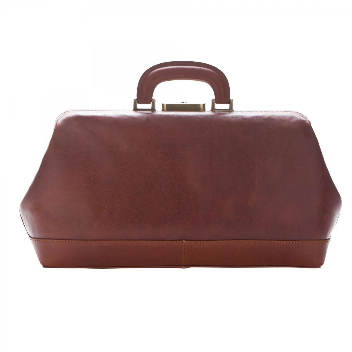 Borsa Medico in pelle pieno fiore con cerniera in metallo e tasca frontale - Image 4