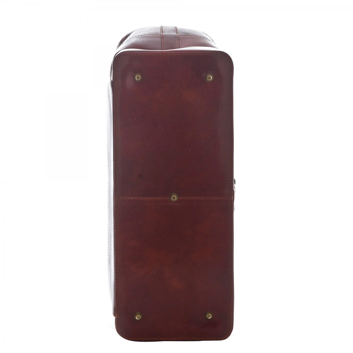 Borsa Medico Vano inferiore in pelle pieno fiore con chiusura a cerniera - Image 6