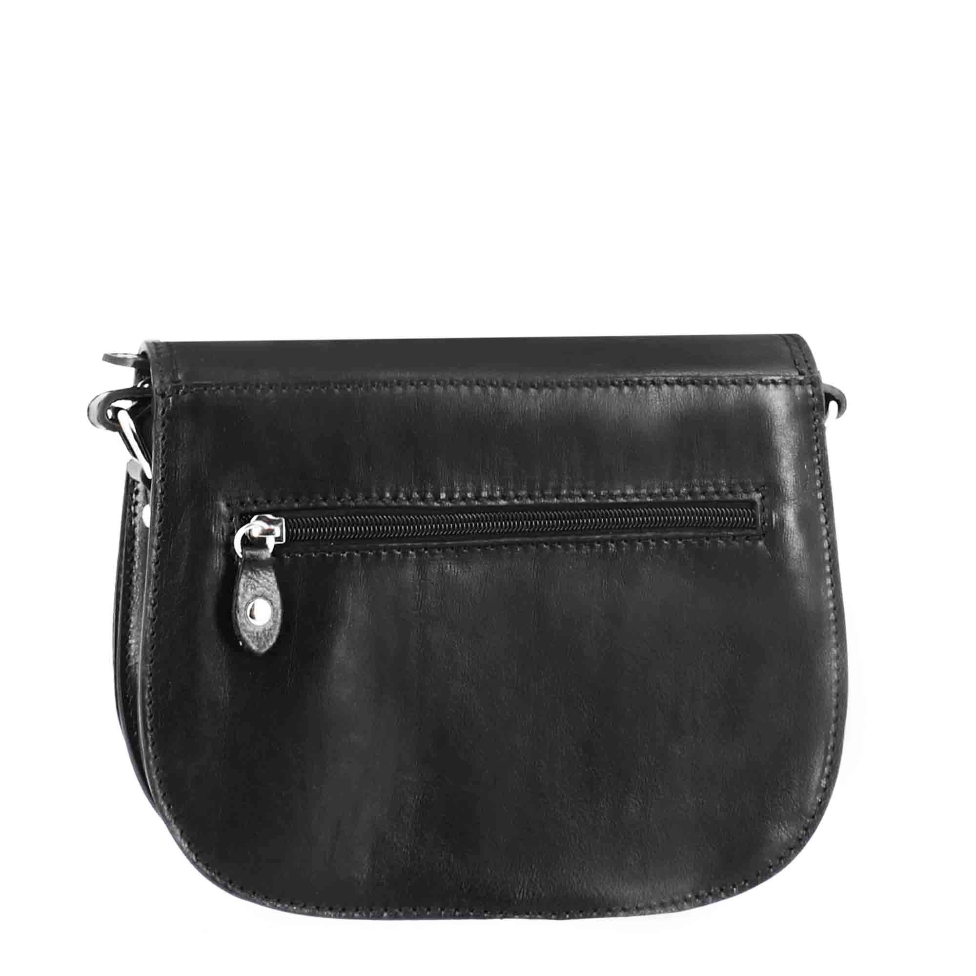 Borsa Essential da donna in pelle liscia colore nero - Image 4