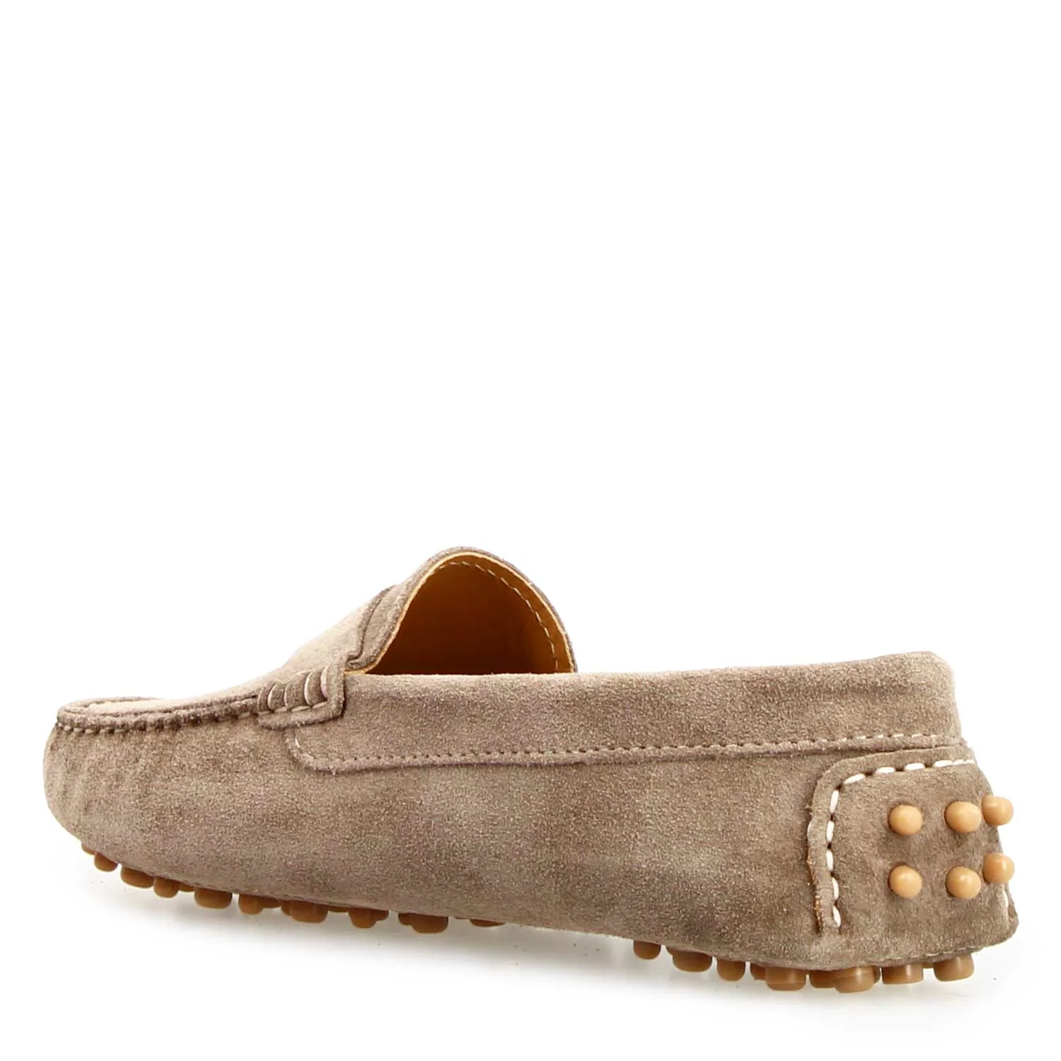 Car shoe Garda da donna in camoscio beige - Image 4
