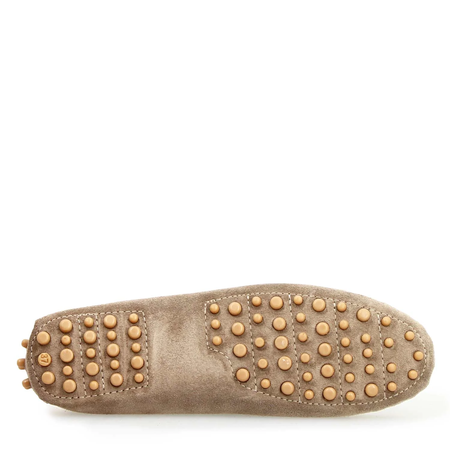 Car shoe Garda da donna in camoscio beige - Image 5