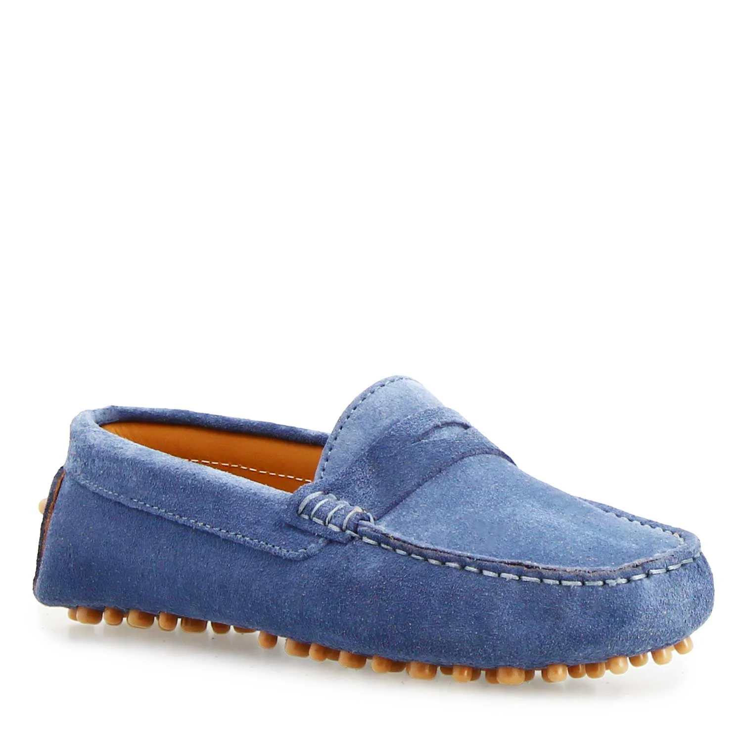 Car shoe Garda da donna in camoscio celeste