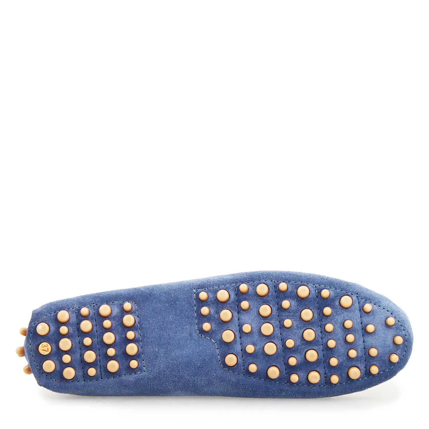 Car shoe Garda da donna in camoscio celeste - Image 5