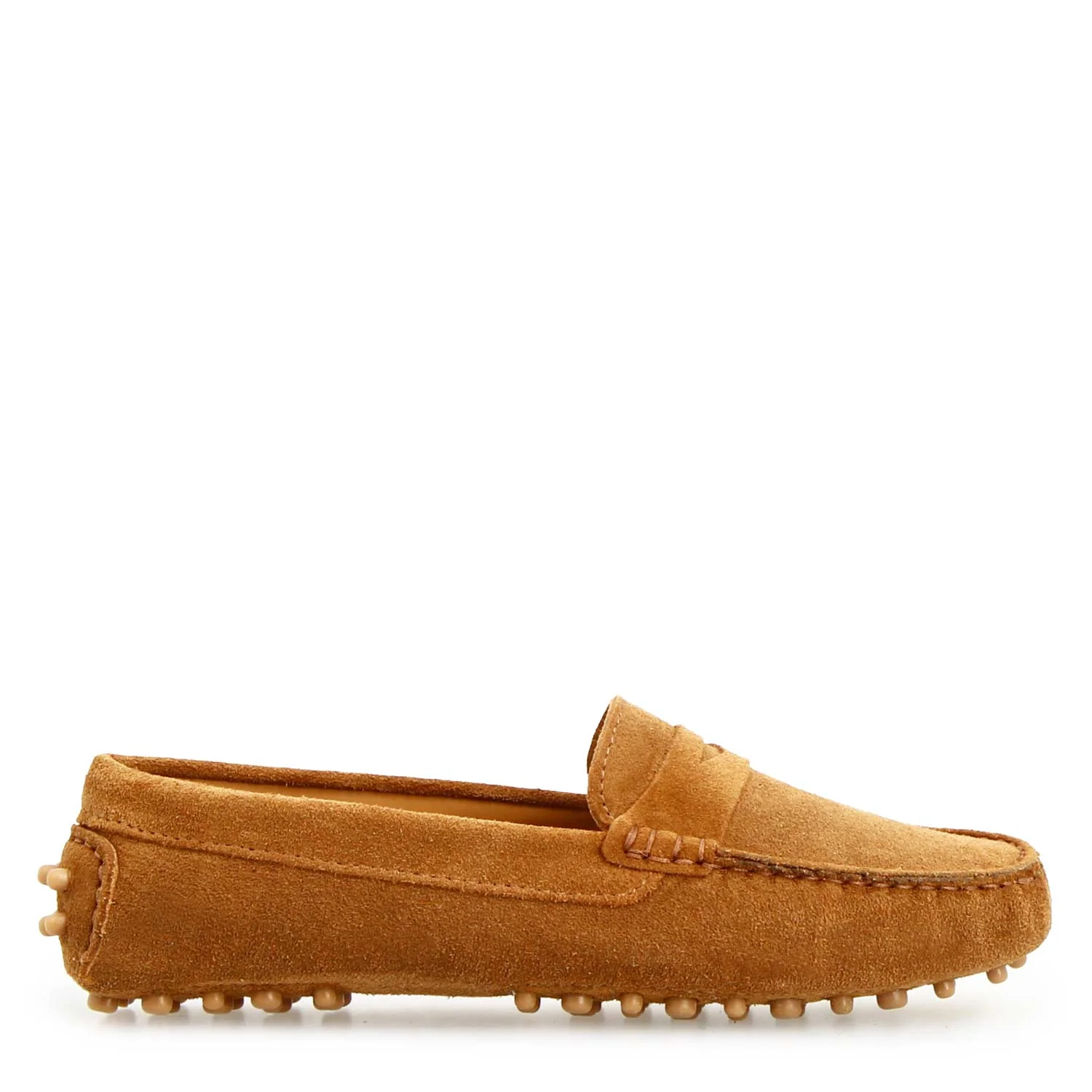 Car shoe Garda da donna in camoscio marrone chiaro - Image 3