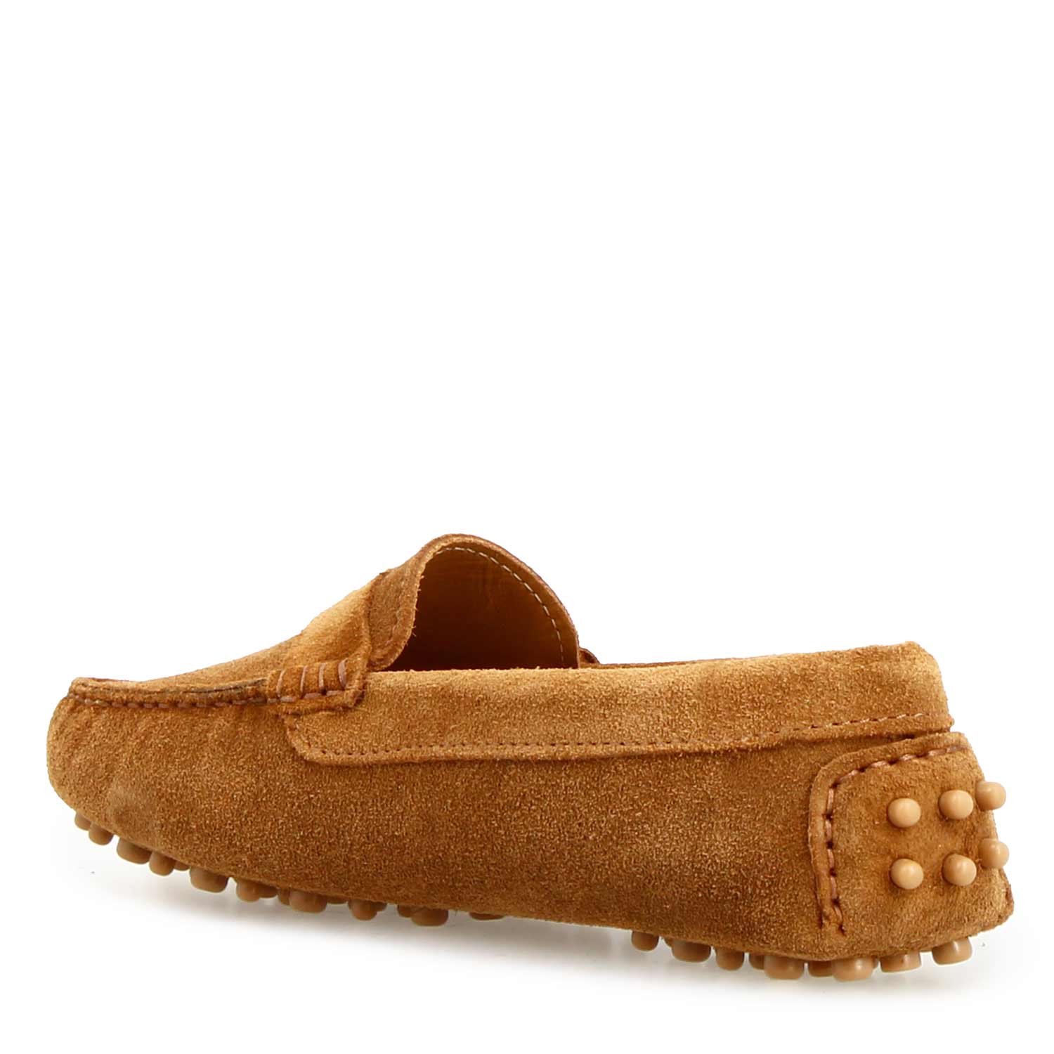 Car shoe Garda da donna in camoscio marrone chiaro - Image 4