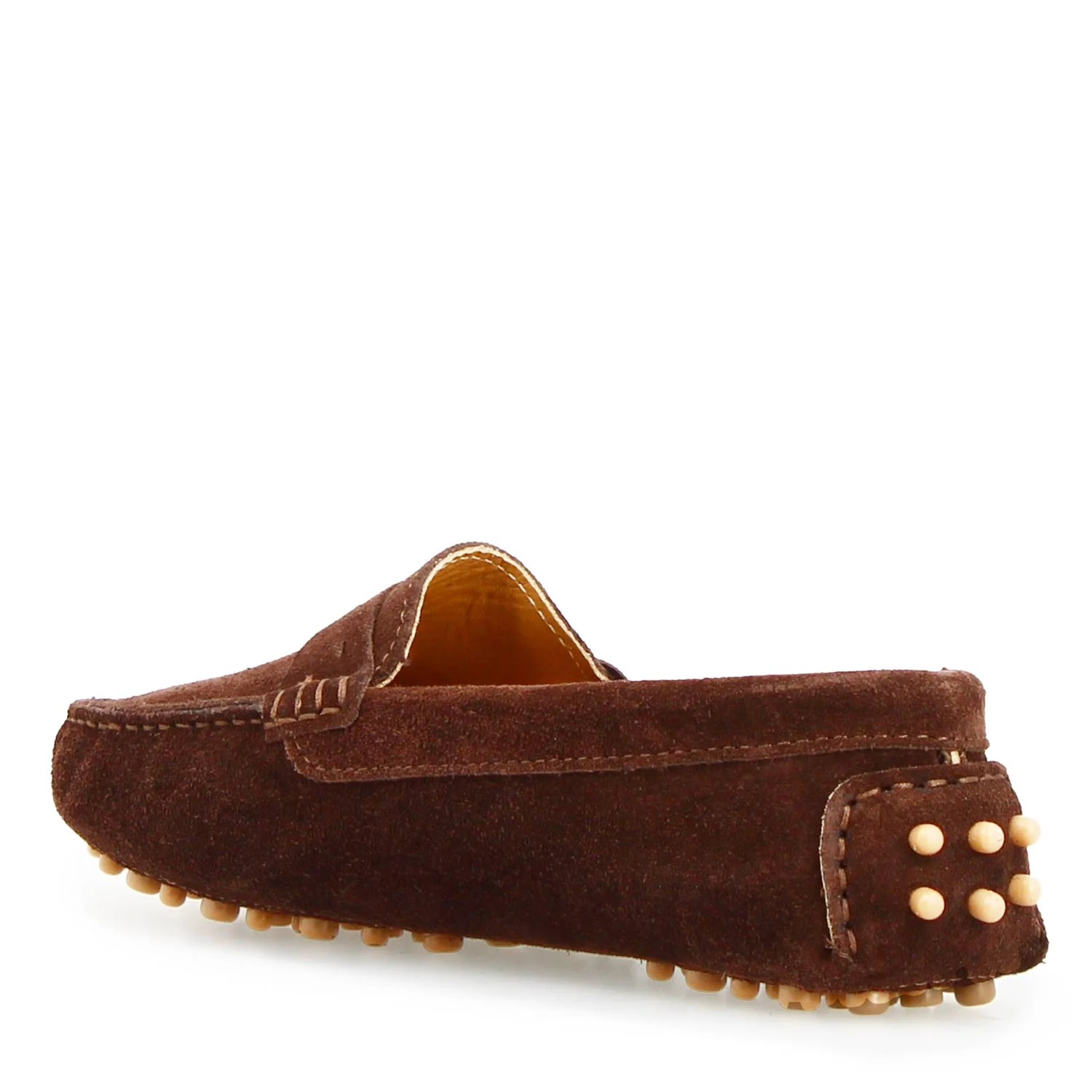 Car shoe Garda da donna in camoscio marrone scuro - Image 4
