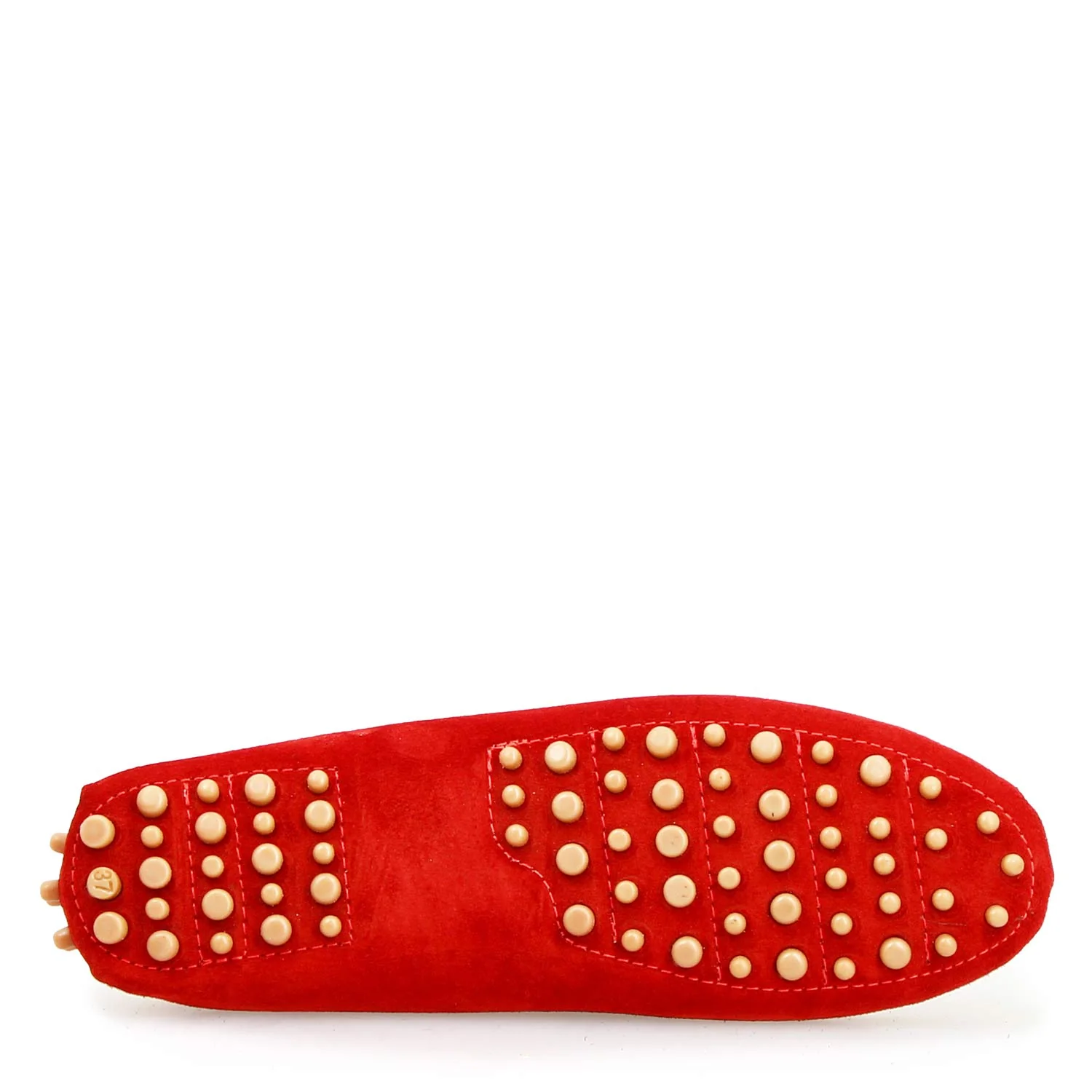 Car shoe Garda da donna in camoscio rosso - Image 5
