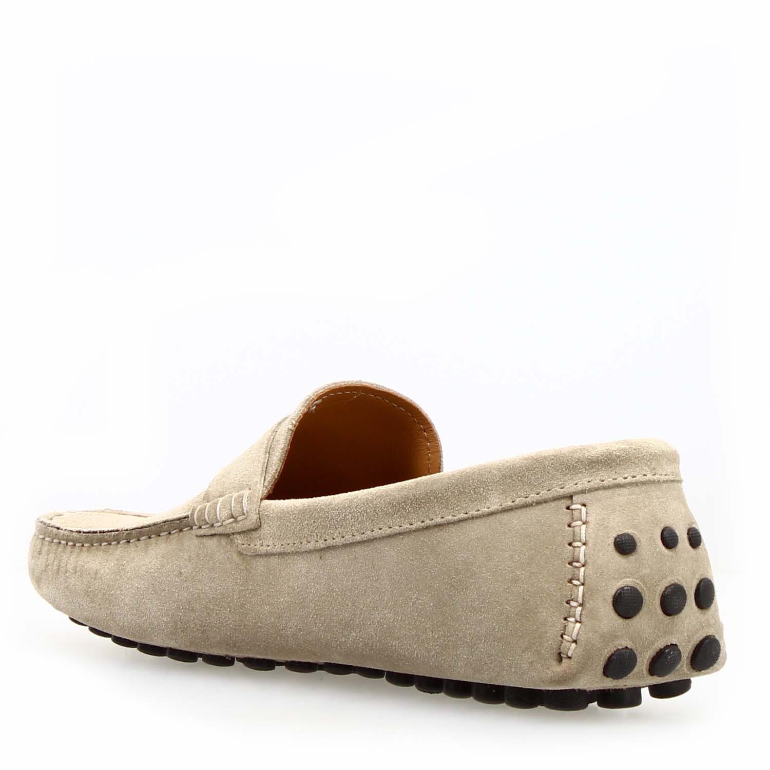 Car shoe Garda da uomo in camoscio beige - Image 4