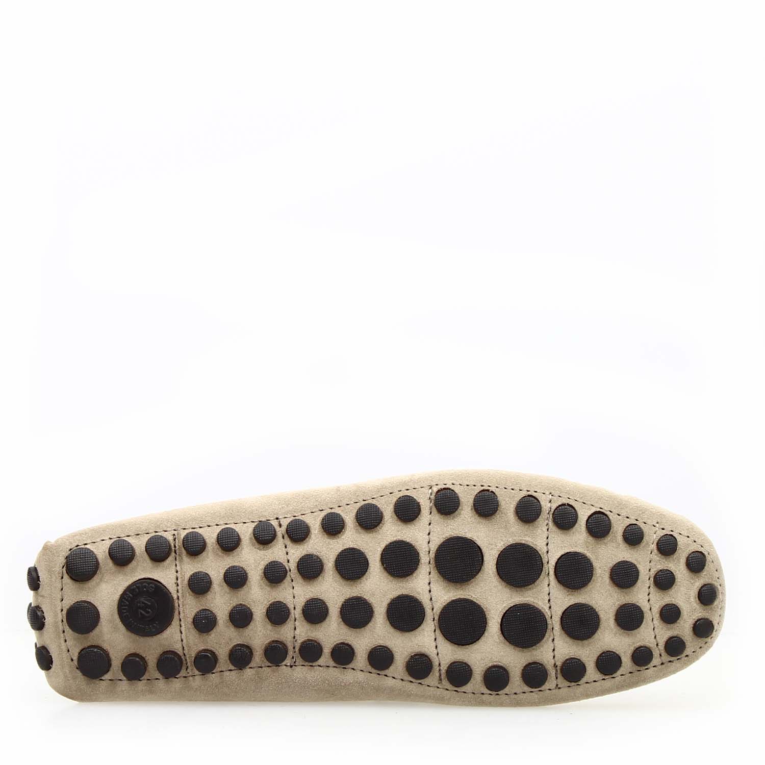 Car shoe Garda da uomo in camoscio beige - Image 5