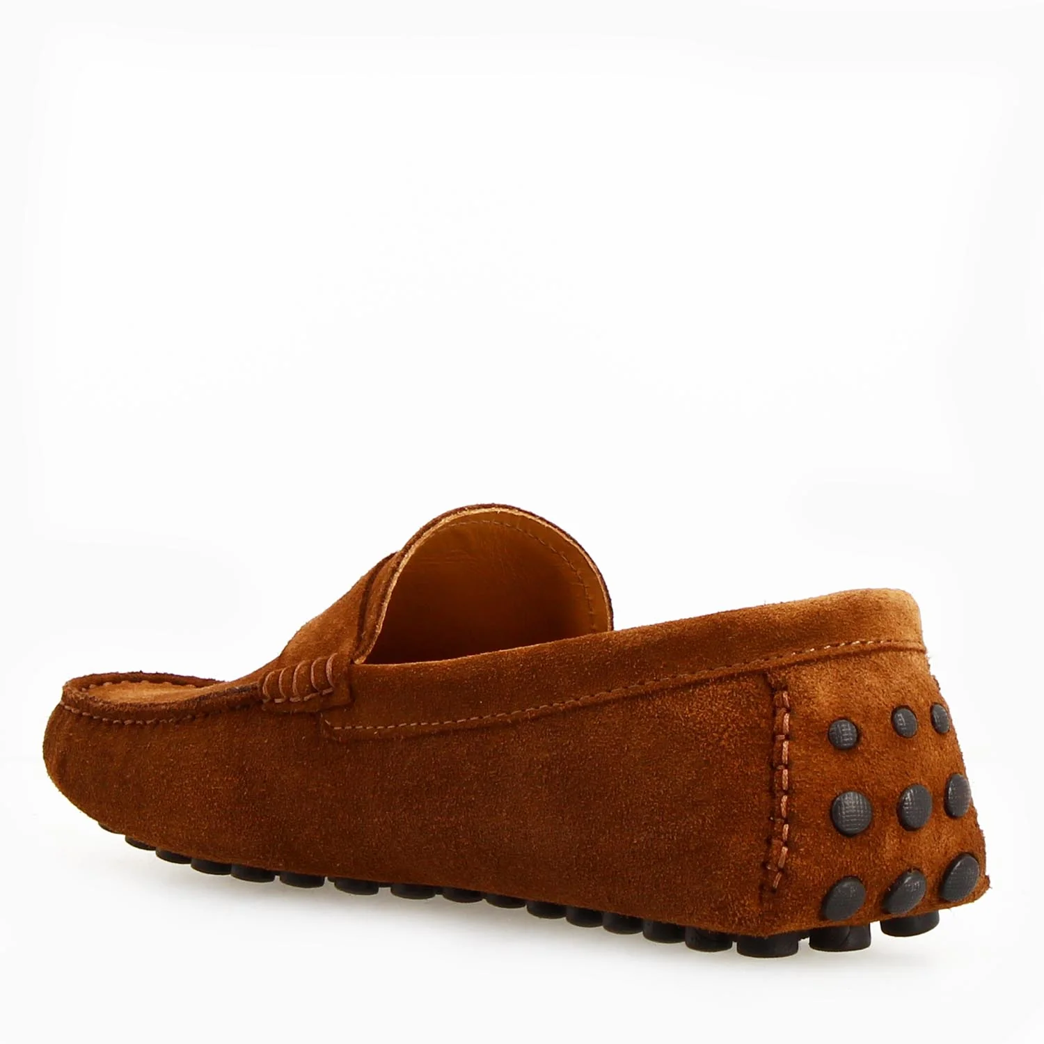 Car shoe Garda da uomo in camoscio marrone - Image 2