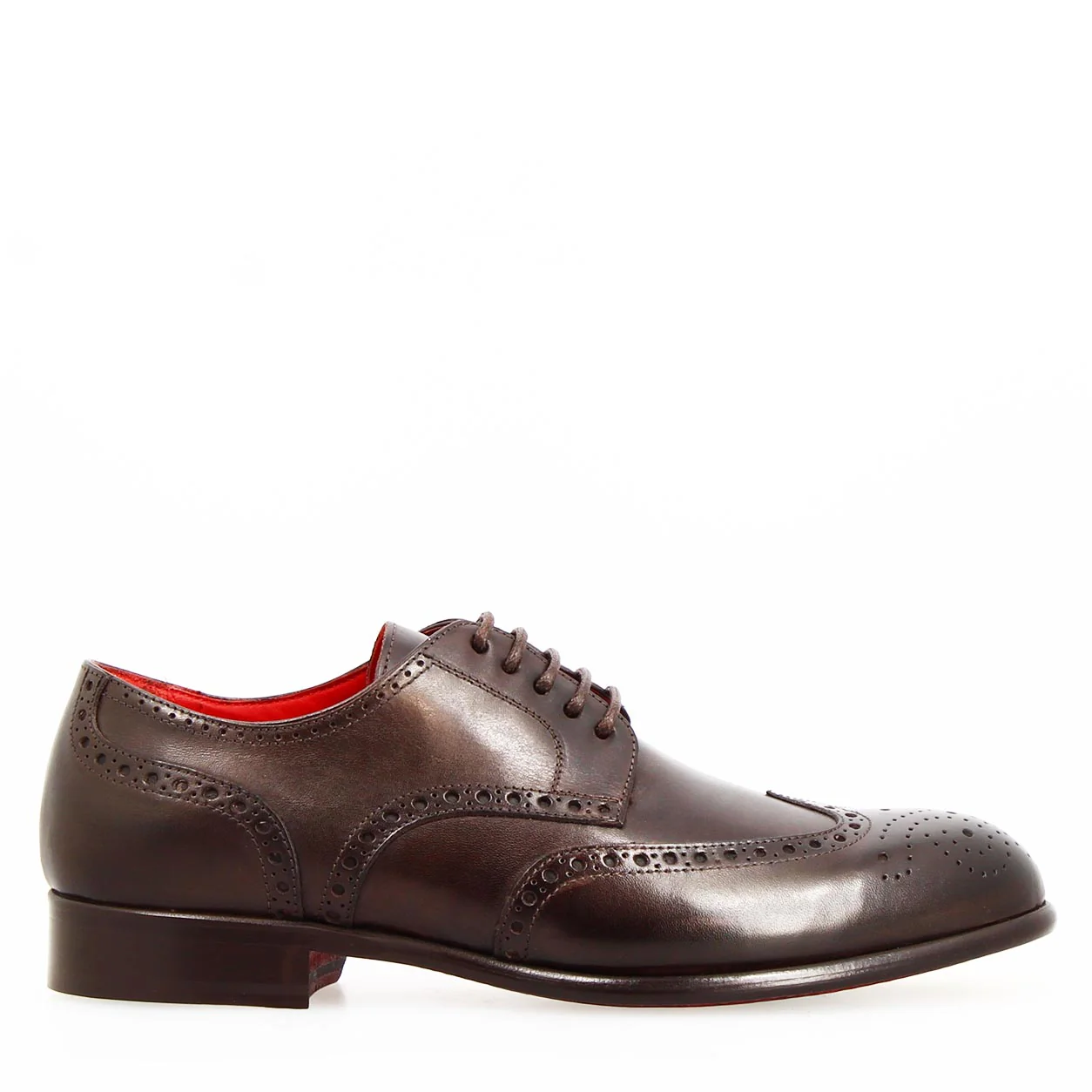 Derby brogue marrone scuro da uomo Ottaviano - Image 3
