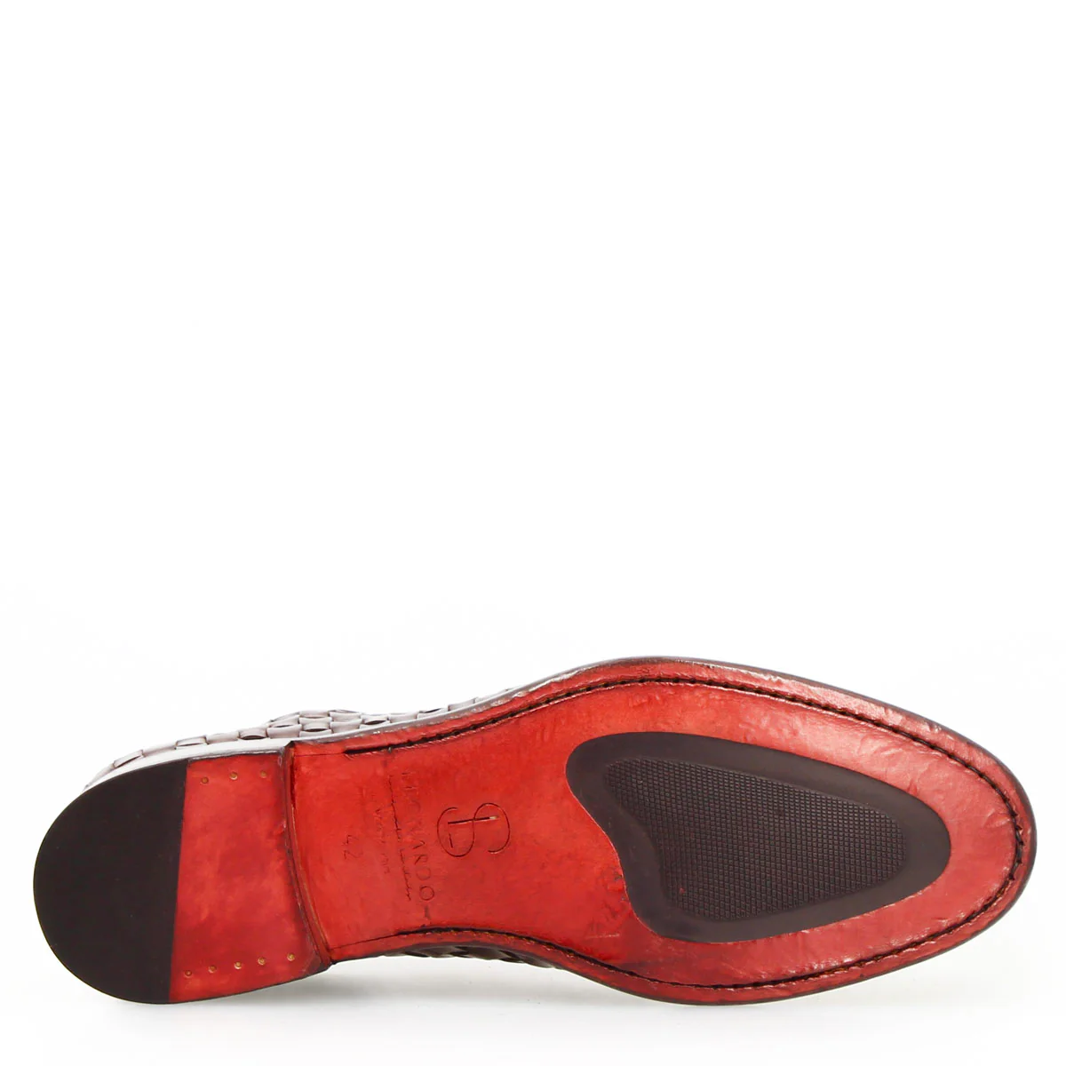 Derby Cipriano da uomo in pelle marrone scuro - Image 4