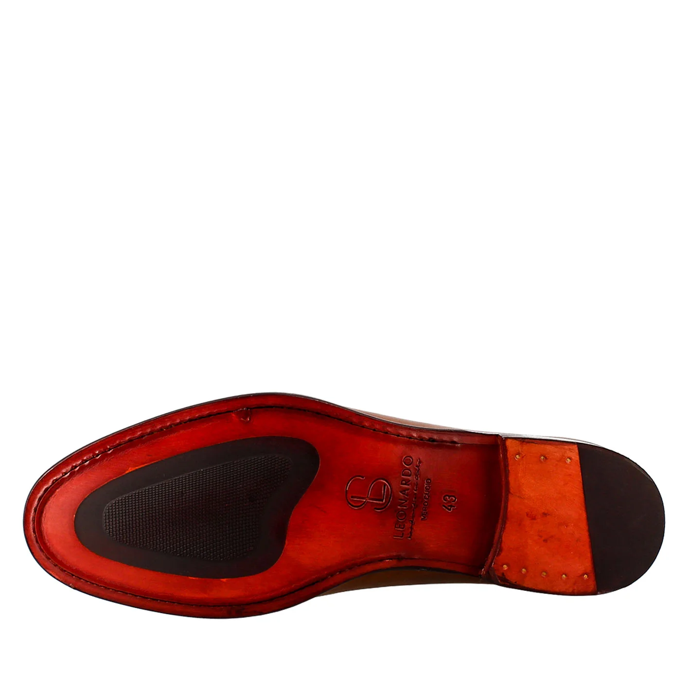 Derby marrone elegante da uomo in pelle liscia - Image 6