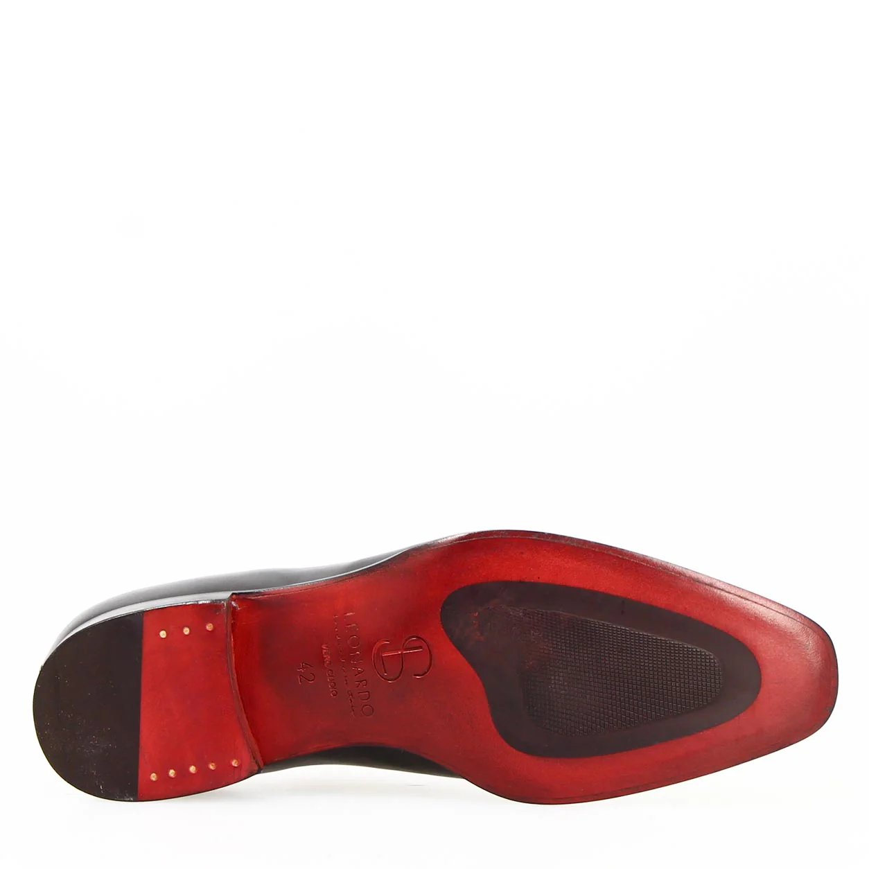 Ettore nero oxford semibrogue artigianale in pelle italiana - Image 5