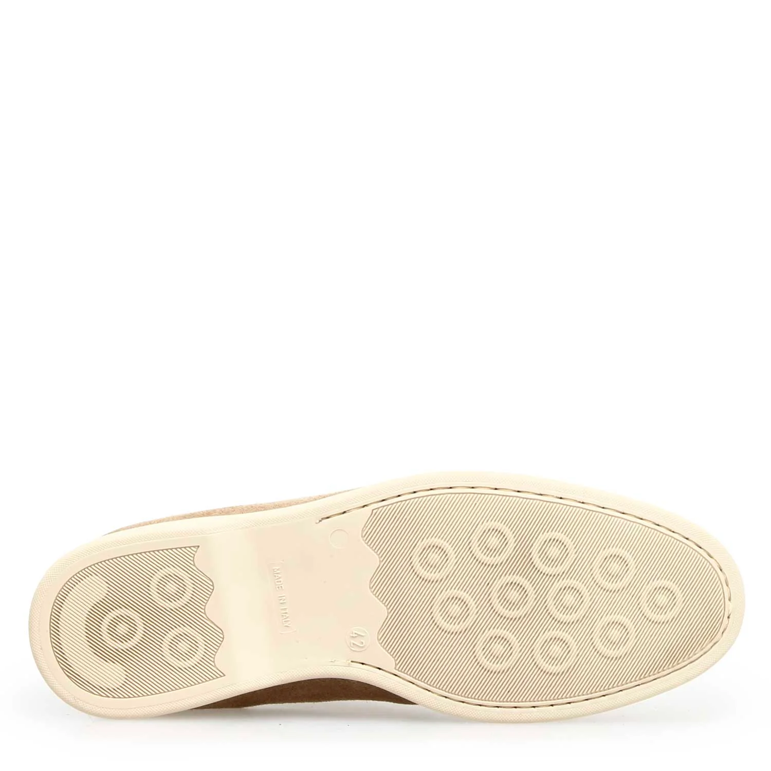 Mocassino alto Elite da uomo in camoscio beige - Image 5
