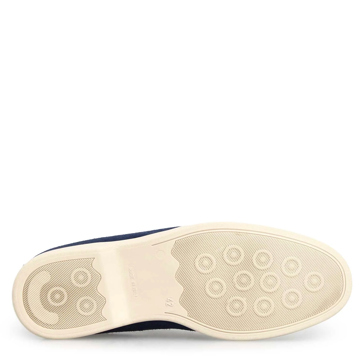 Mocassino alto Elite da uomo in camoscio blu - Image 5