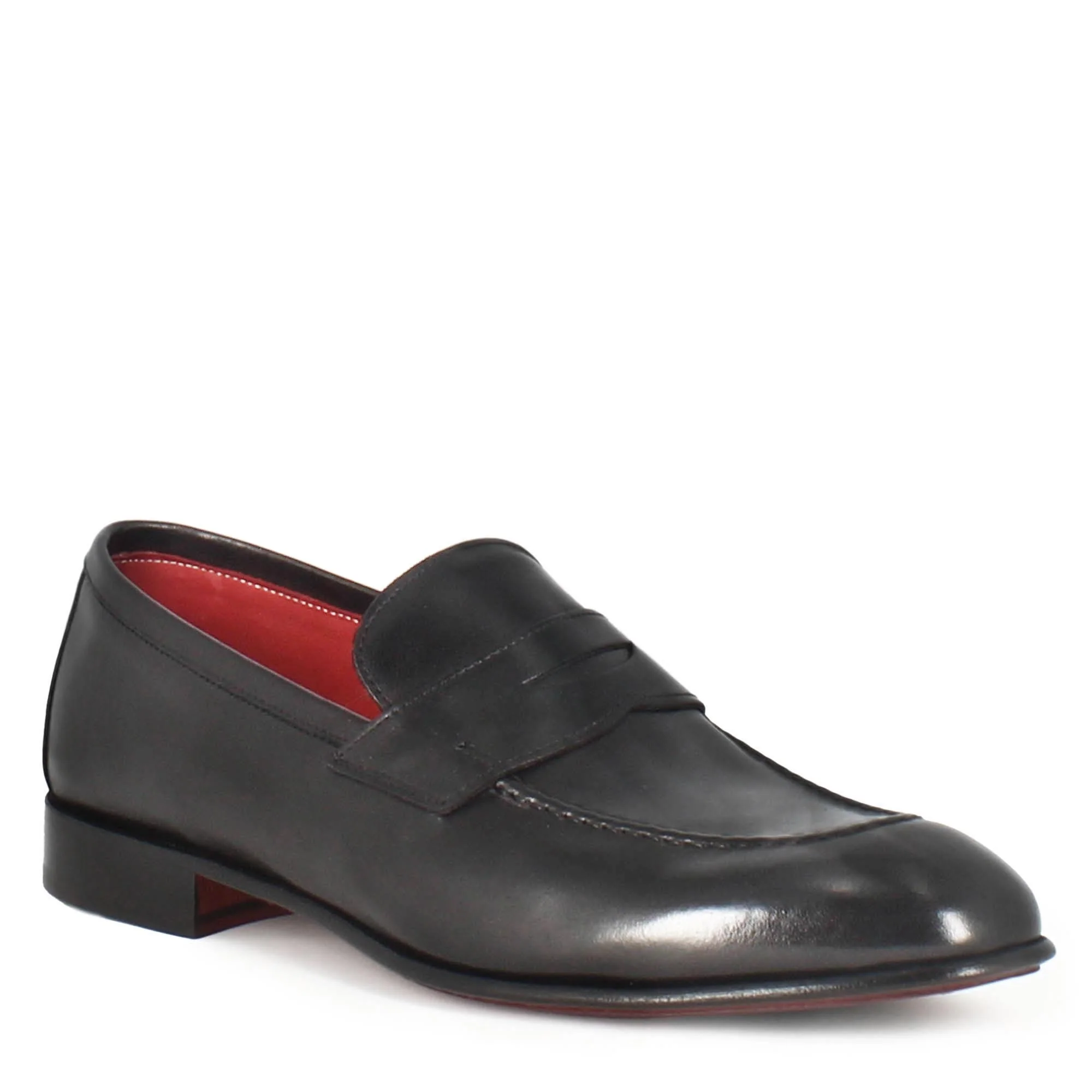 Mocassino classico da uomo in pelle colore nero
