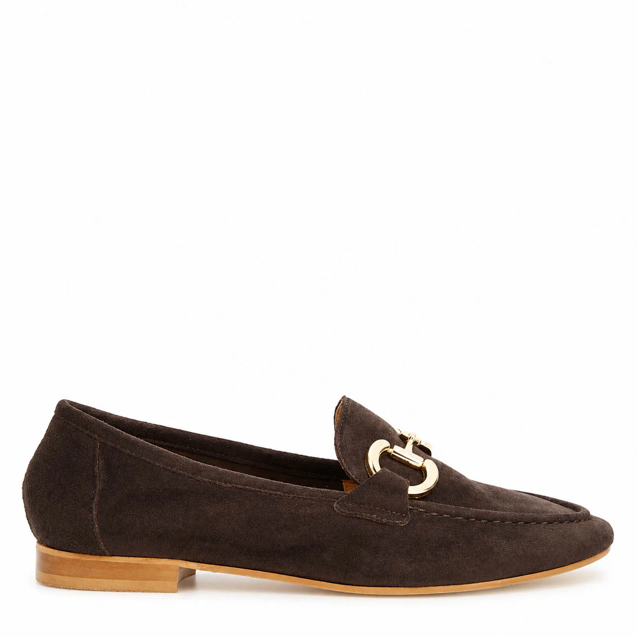 Mocassino da donna Baltea in camoscio marrone scuro - Image 3