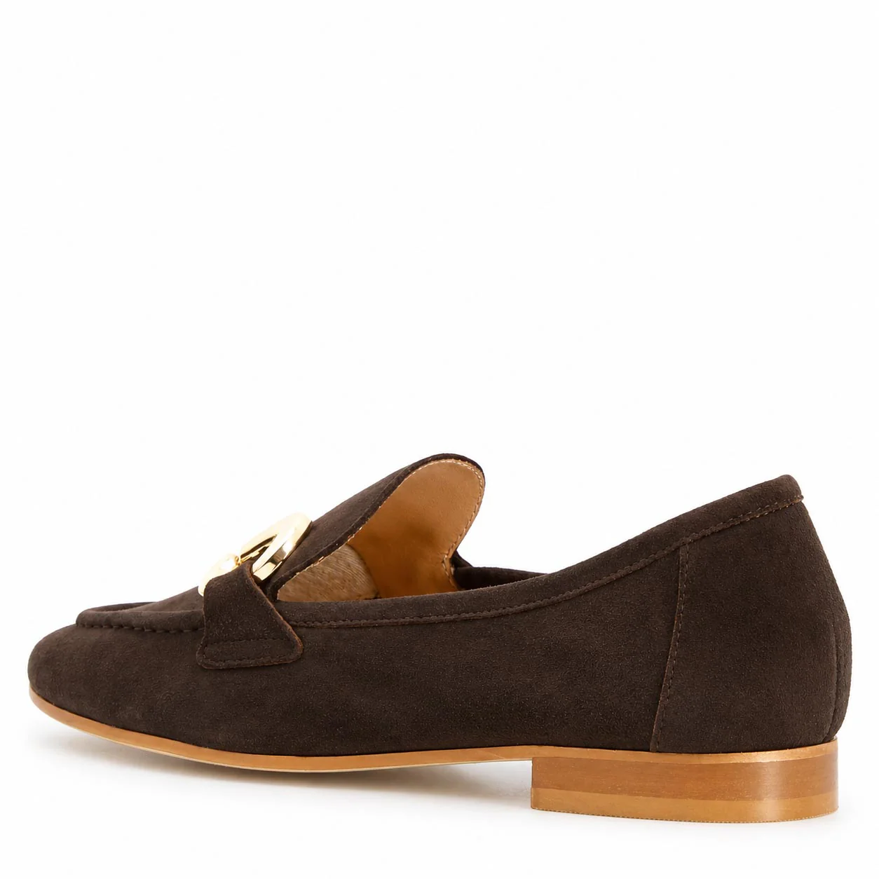 Mocassino da donna Baltea in camoscio marrone scuro - Image 4