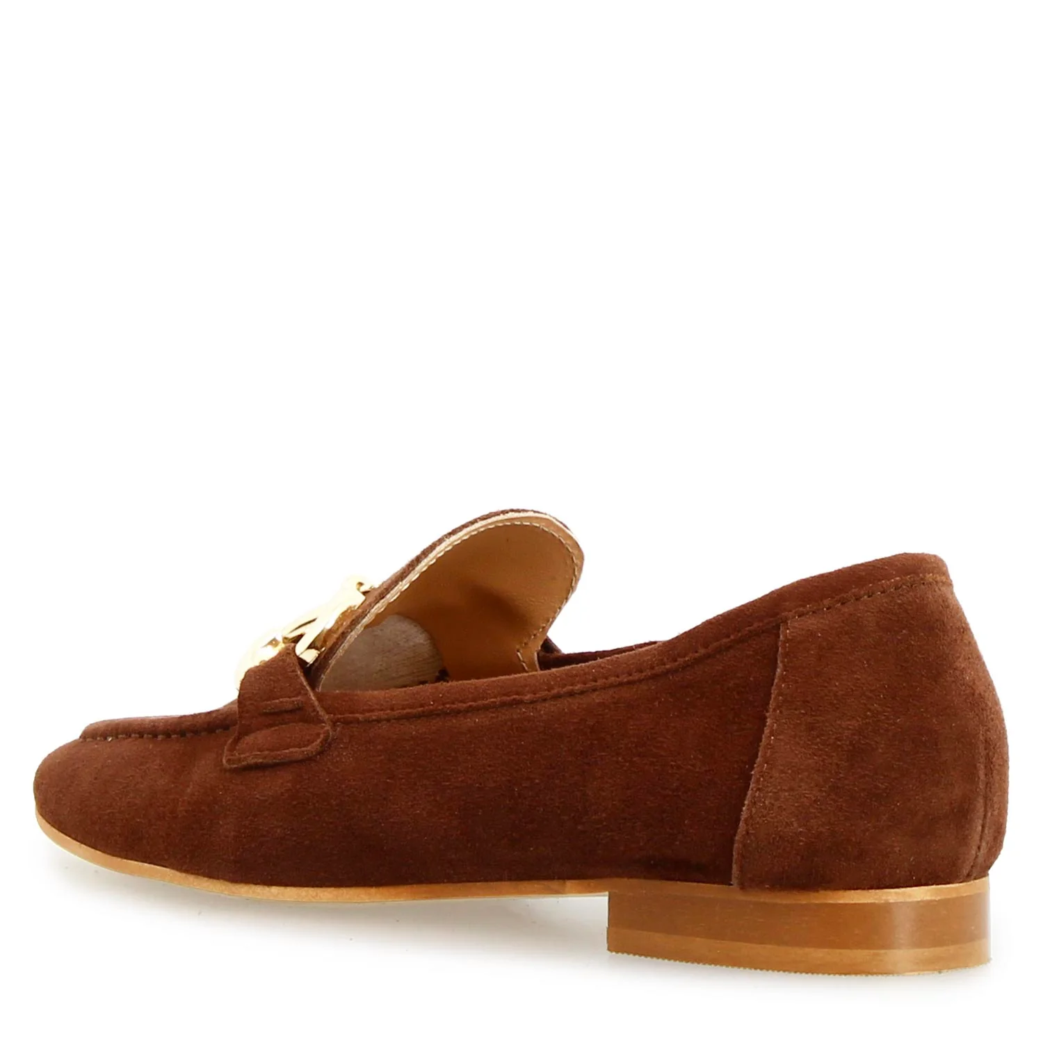 Mocassino da donna Baltea in camoscio marrone - Image 4