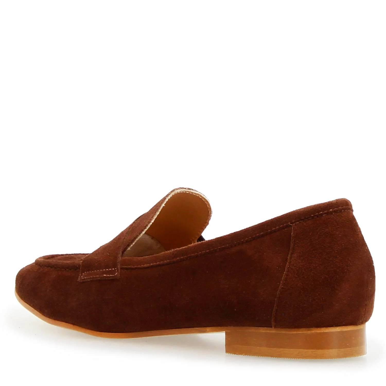 Mocassino da donna Brenta in camoscio marrone - Image 4