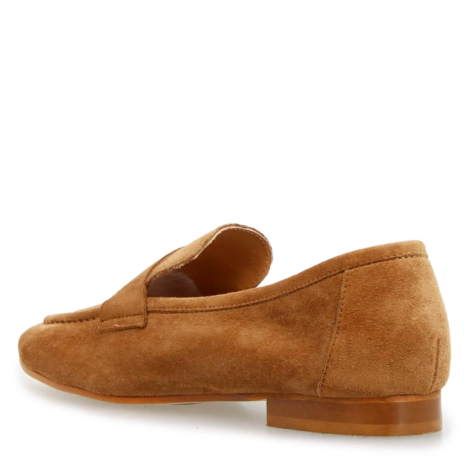 Mocassino da donna Brenta in camoscio marrone chiaro - Image 4