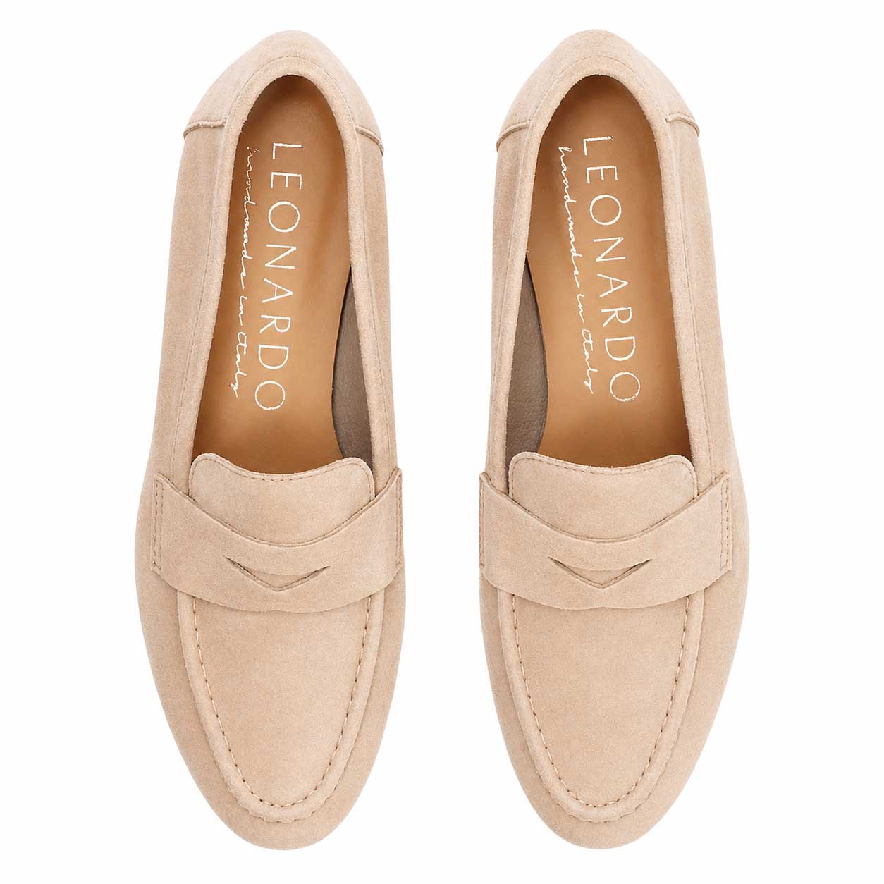 Mocassino da donna Brenta in camoscio rosa - Image 2