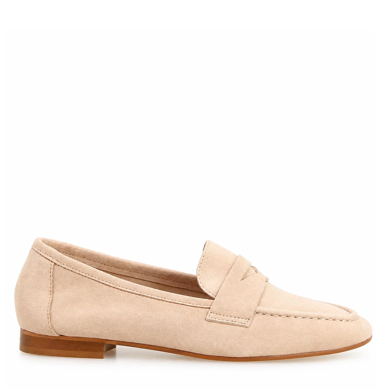 Mocassino da donna Brenta in camoscio rosa - Image 3