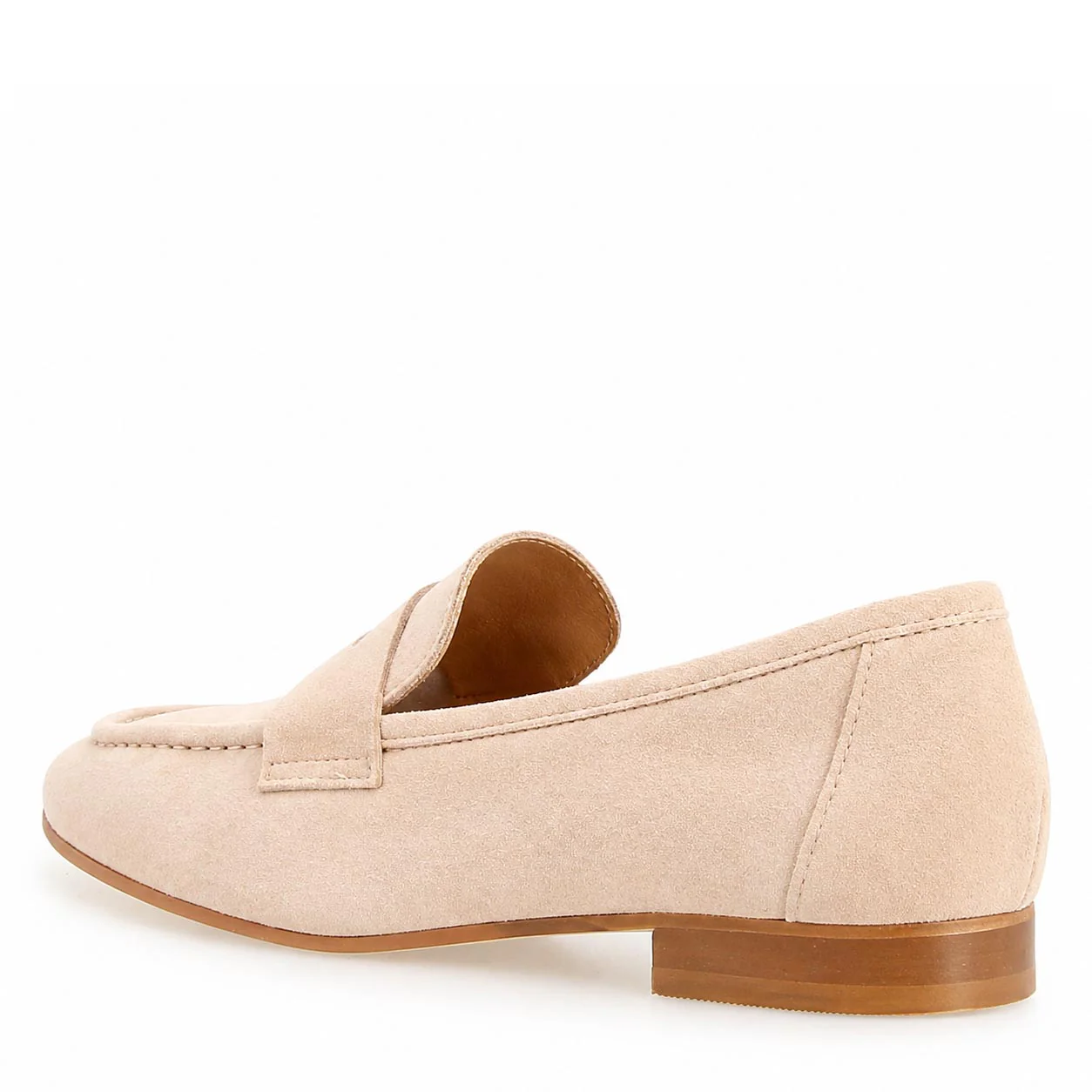 Mocassino da donna Brenta in camoscio rosa - Image 4