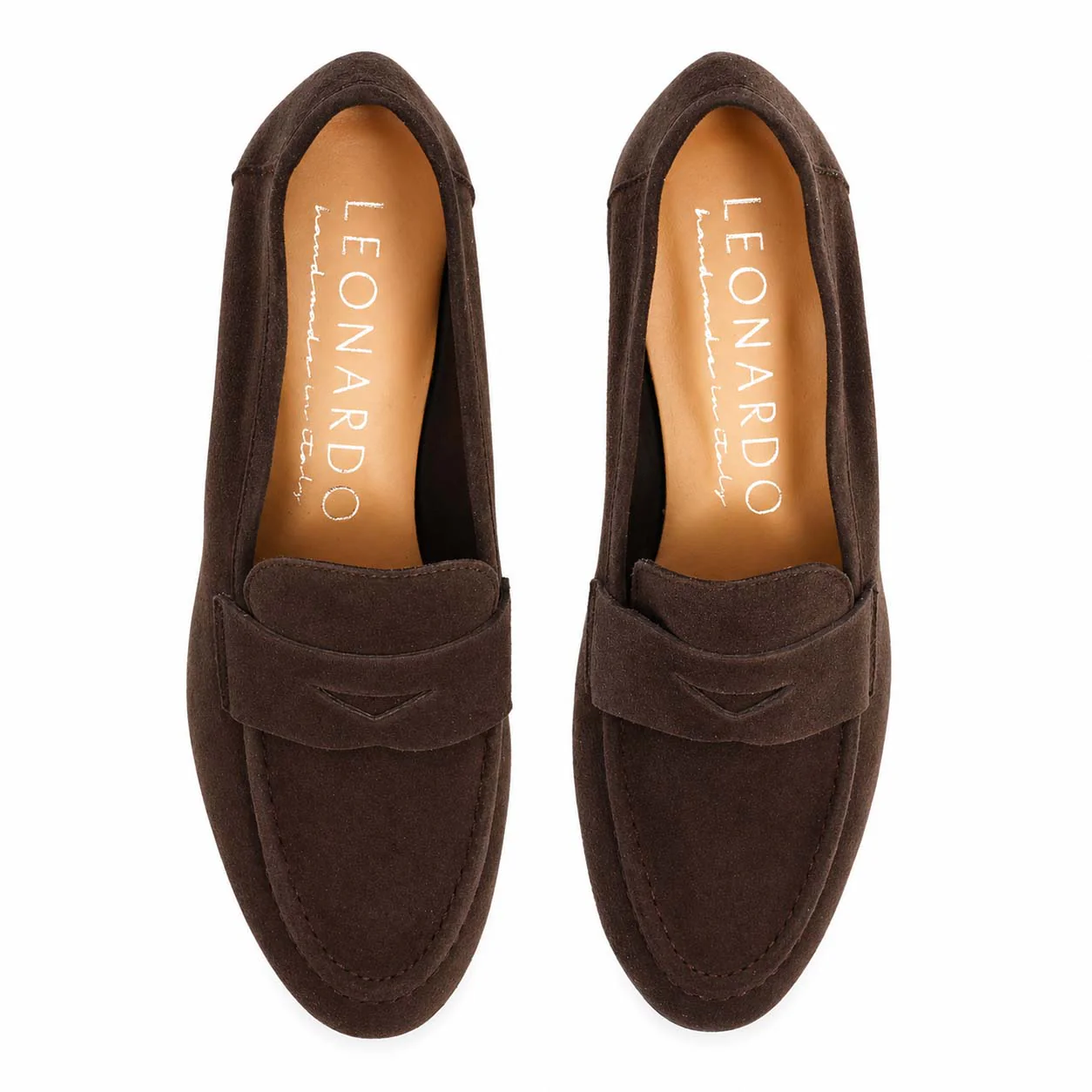 Mocassino da donna Brenta in camoscio marrone scuro - Image 2