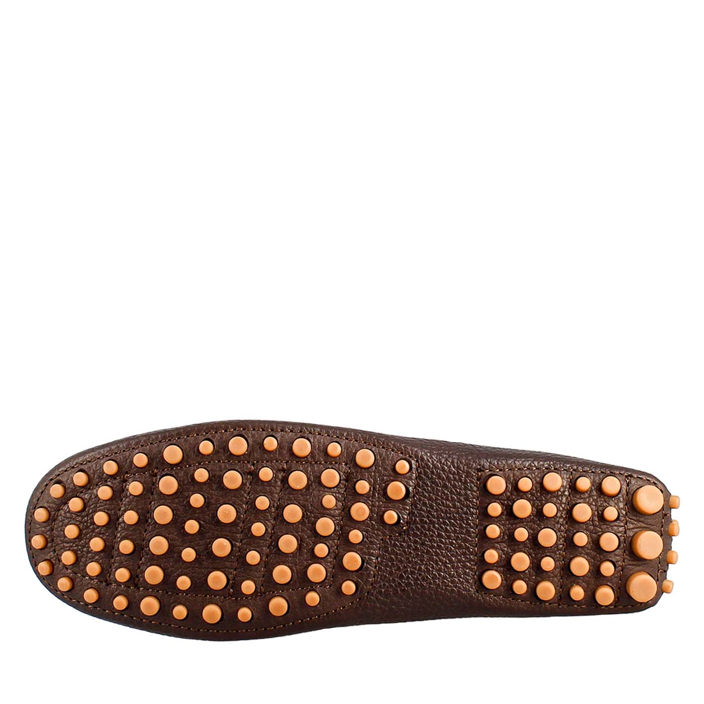 Mocassino da donna con lacci in pelle marrone scuro - Image 5